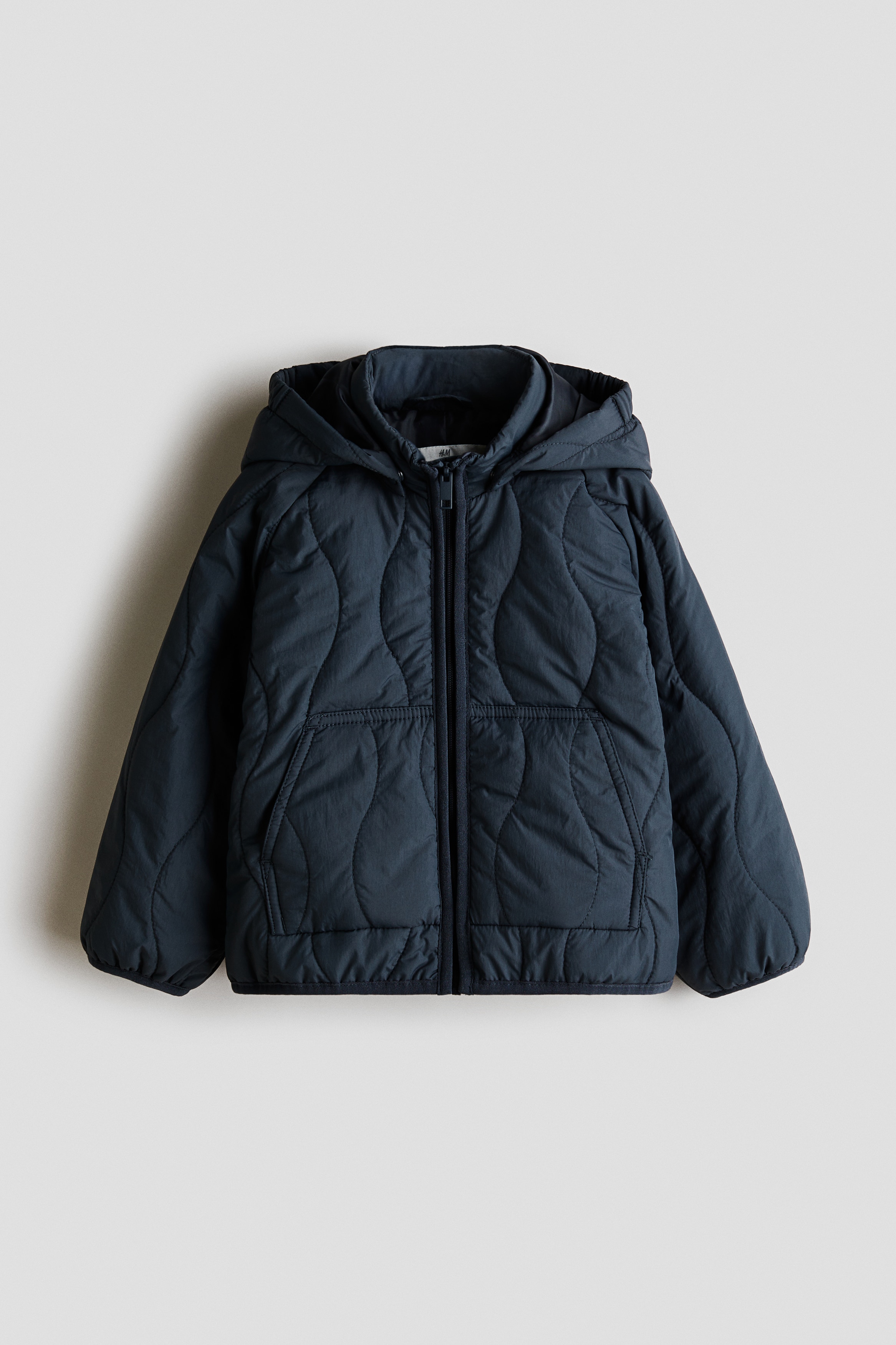 H & M - キルティングジャケット - グレー