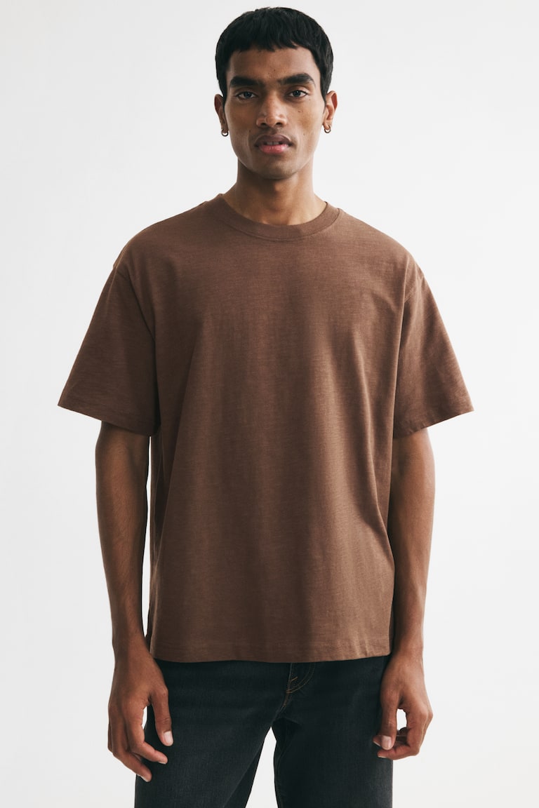Pamučna majica Relaxed Fit