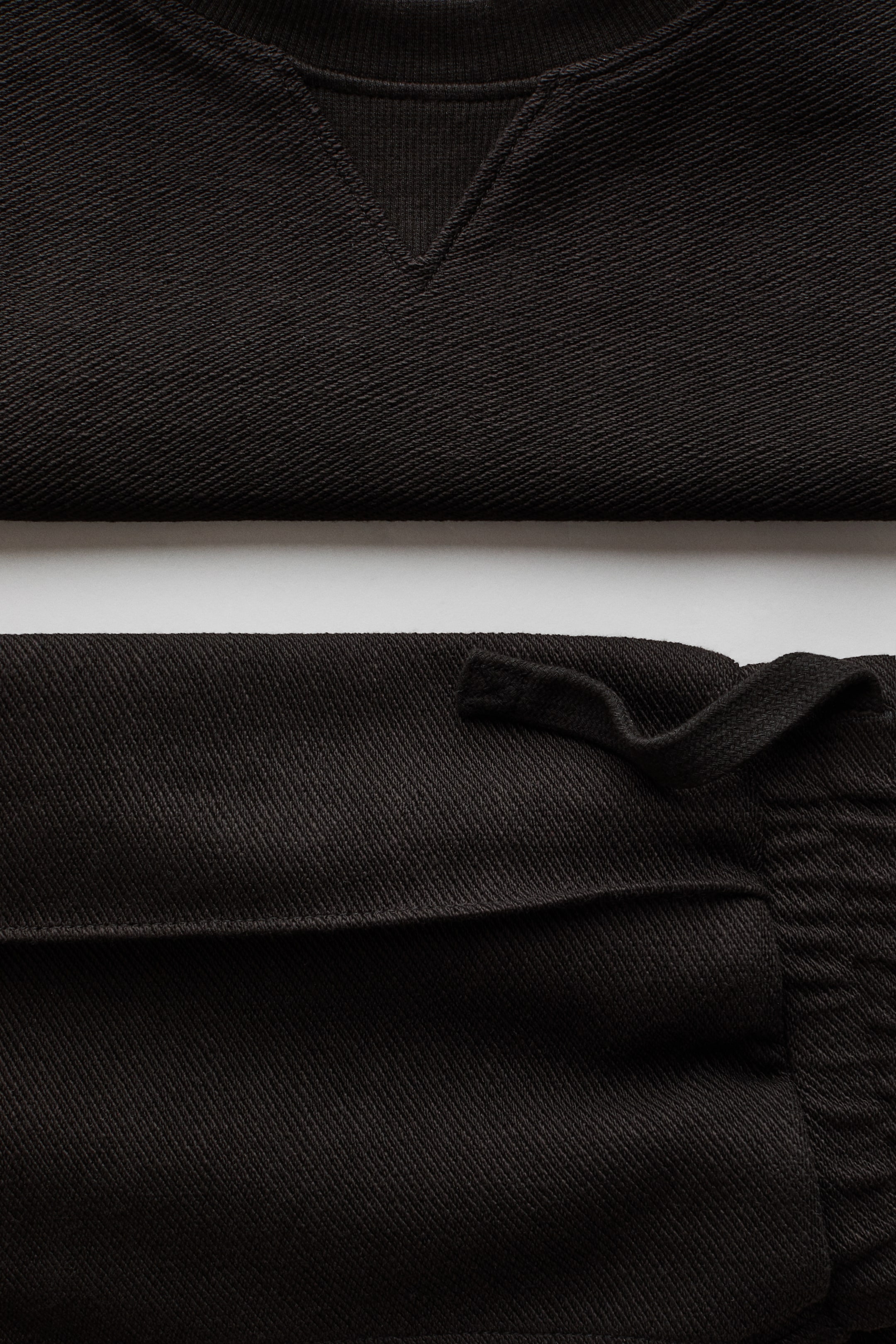 2-Piece Textured Sweatsuit