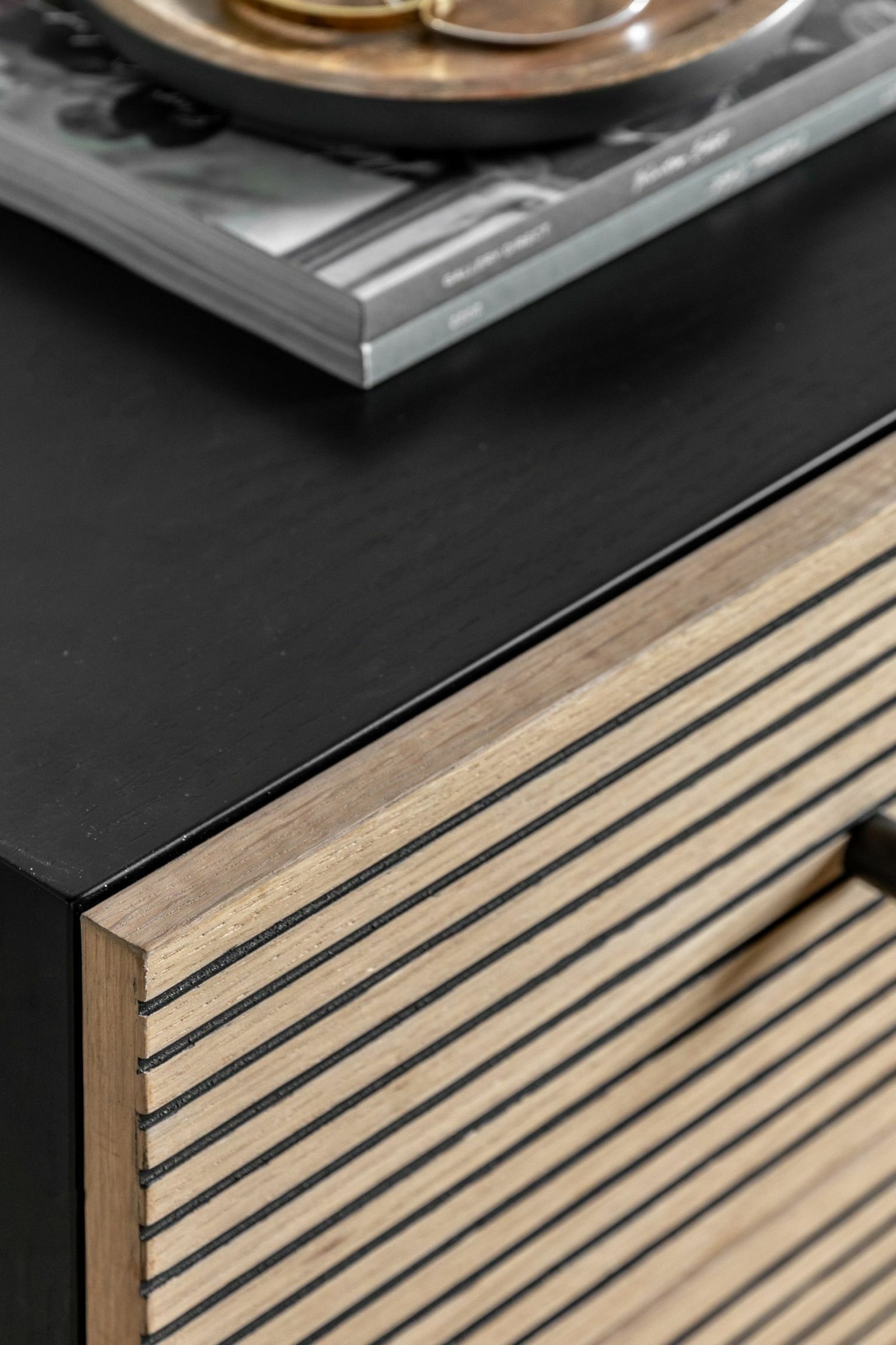 3 Drawer Linear Chest Of Drawers - Black - 7