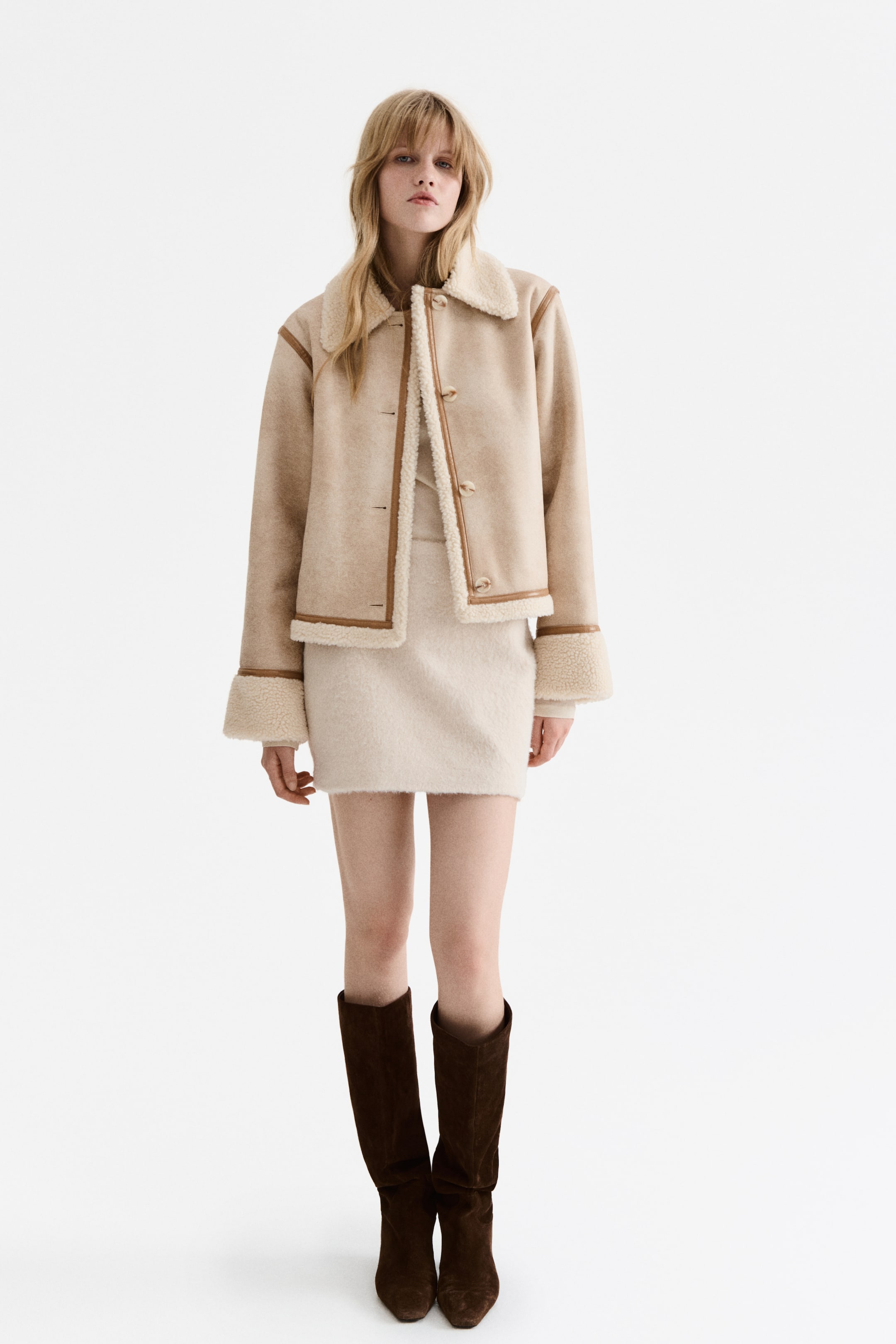 View larger image: Double-faced jacket - Light beige - Ladies | H&M GB 2