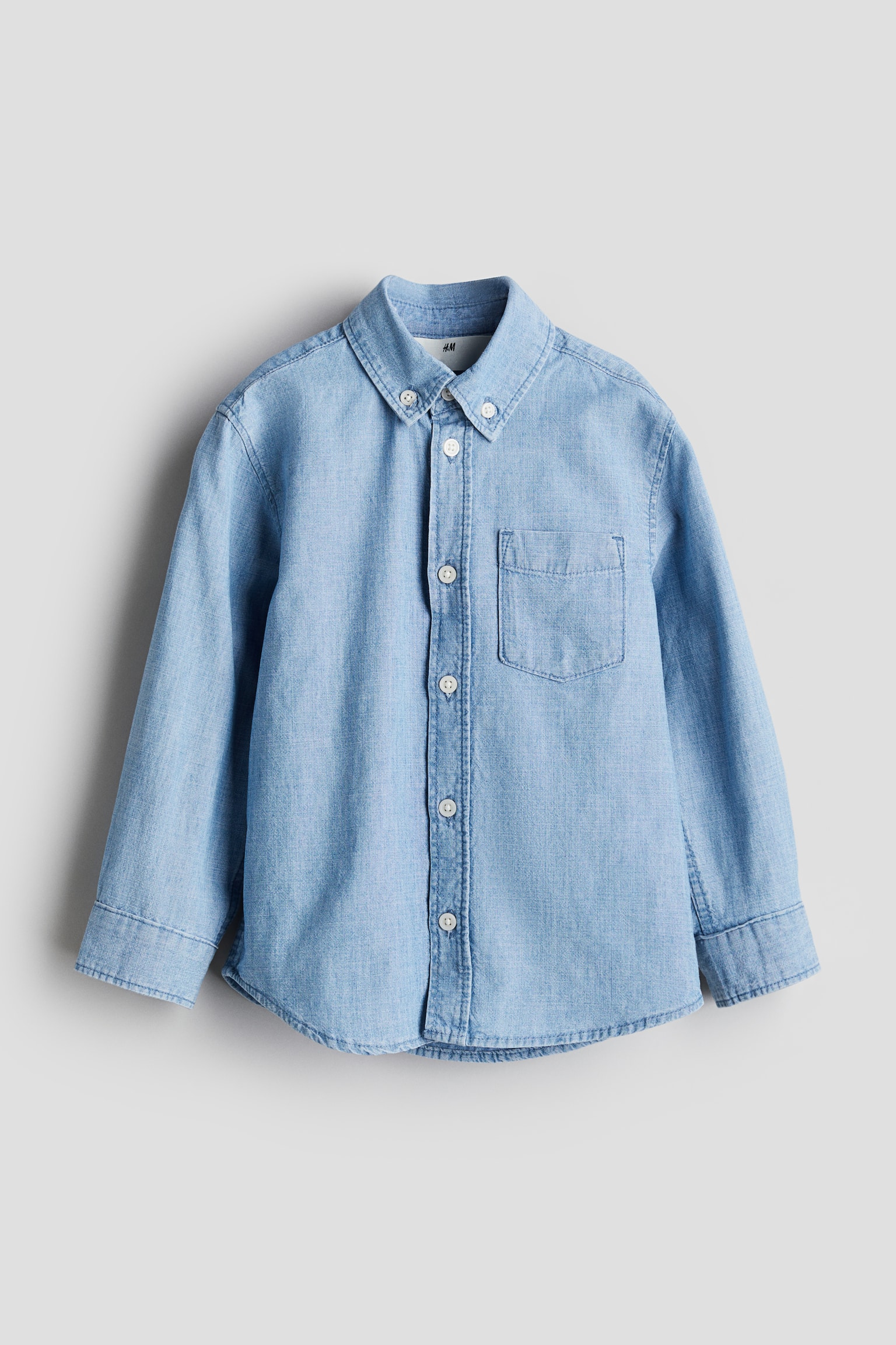 Denim shirt - Light denim blue - 1