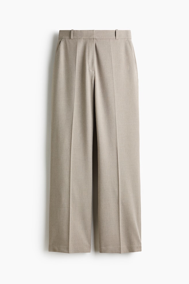 Tailored Twill Pants - Beige/Black/Dark khaki green - 1