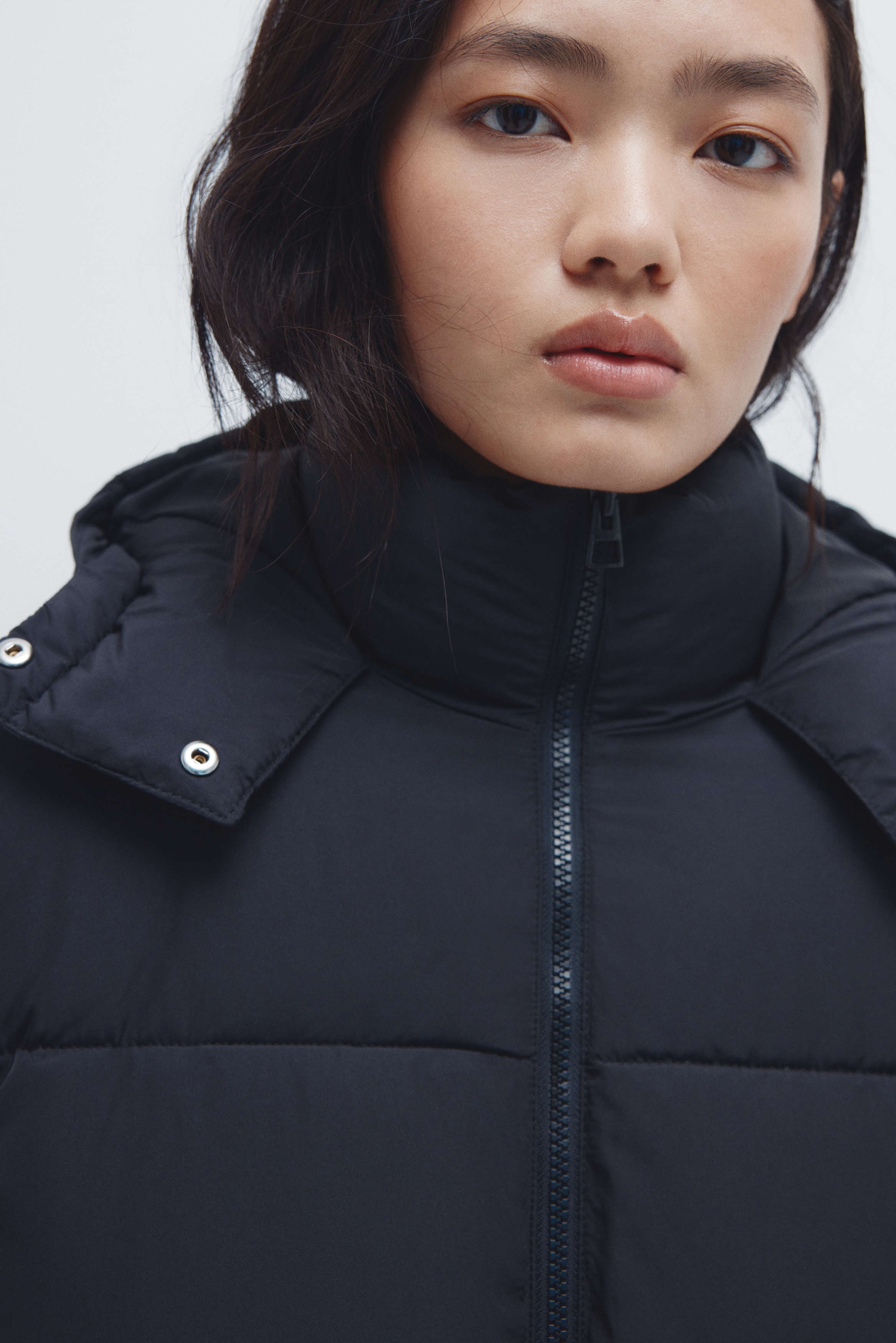 ロングパファージャケット - ブラック - レディース | H&M JP
