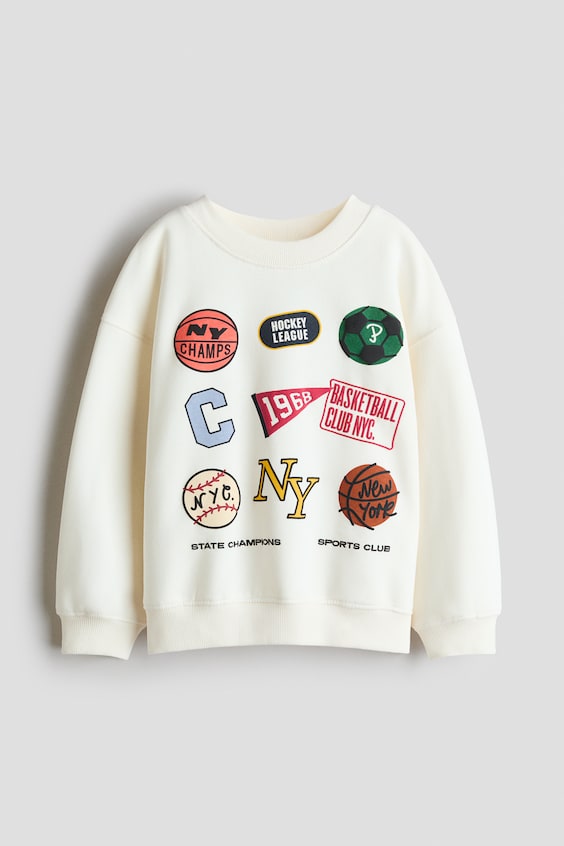 Детские худи H&M Printed Sweatshirt