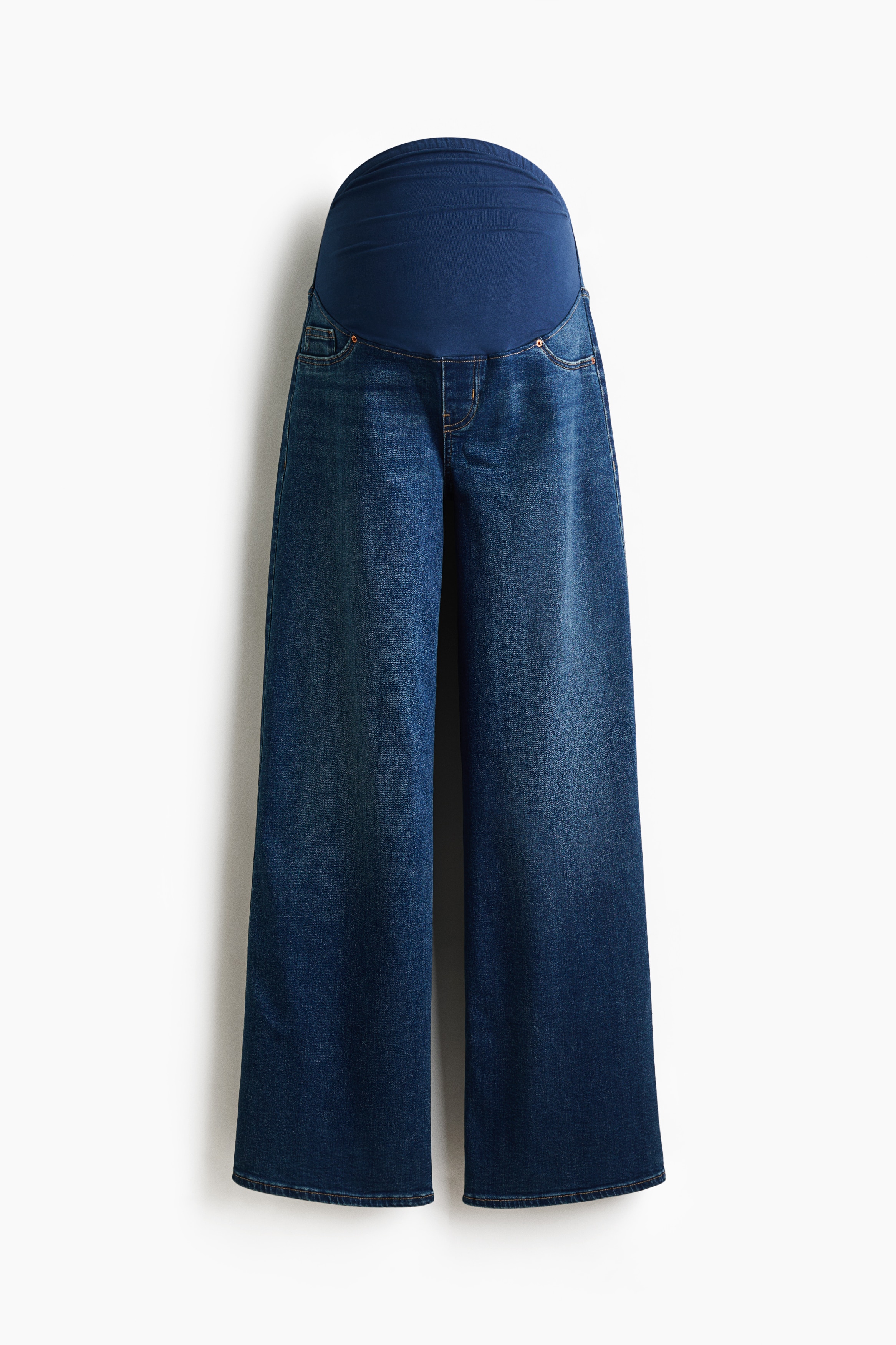 MAMA Superstretch Wide-Leg Jeans - Denim blue/Light denim blue