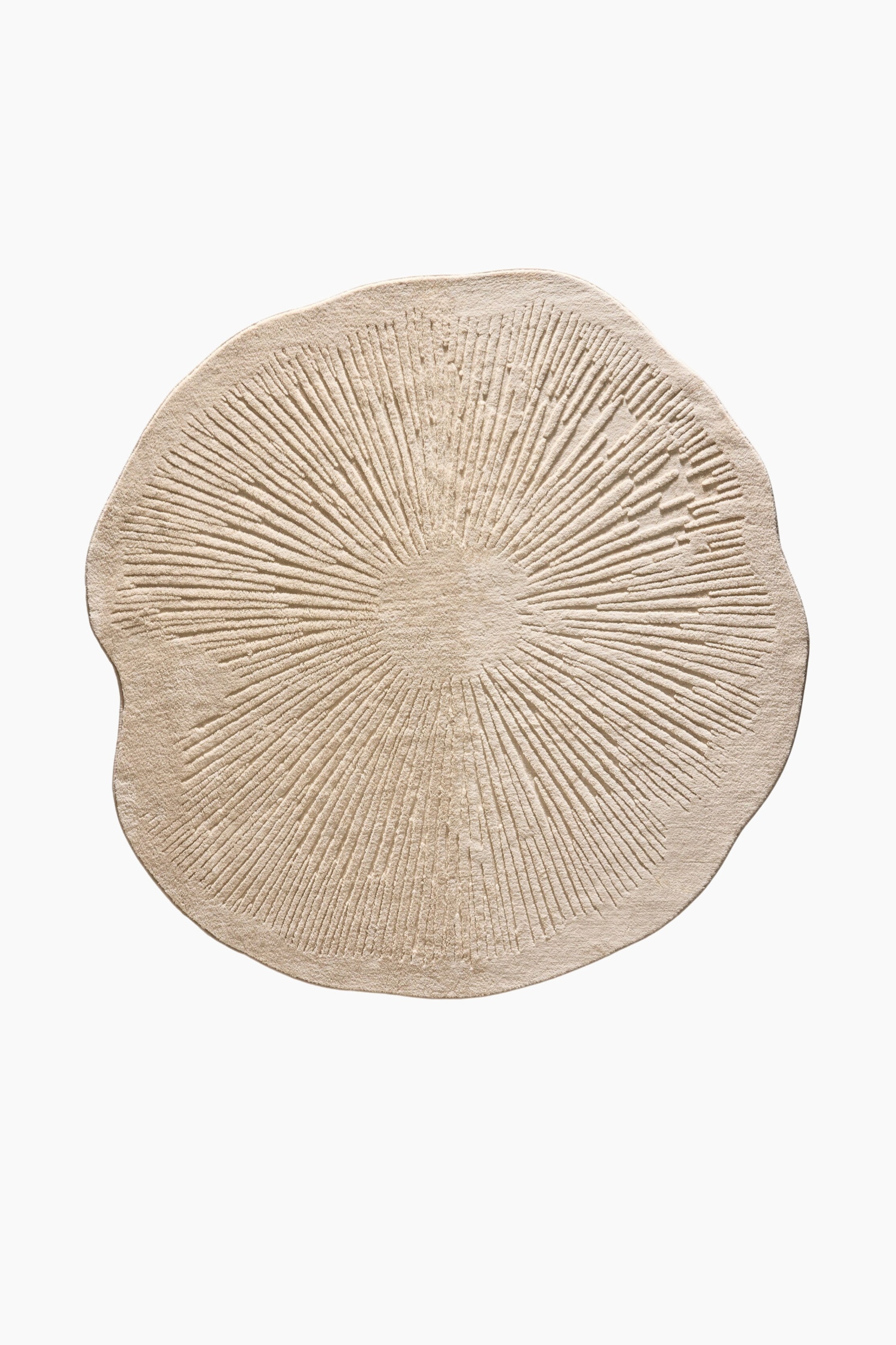 Vaskbart Tæppe Pam - Beige/Cremehvid/Grå