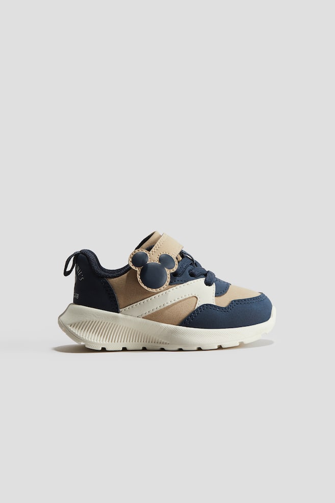 Sneaker - Marineblau/Beige - 1