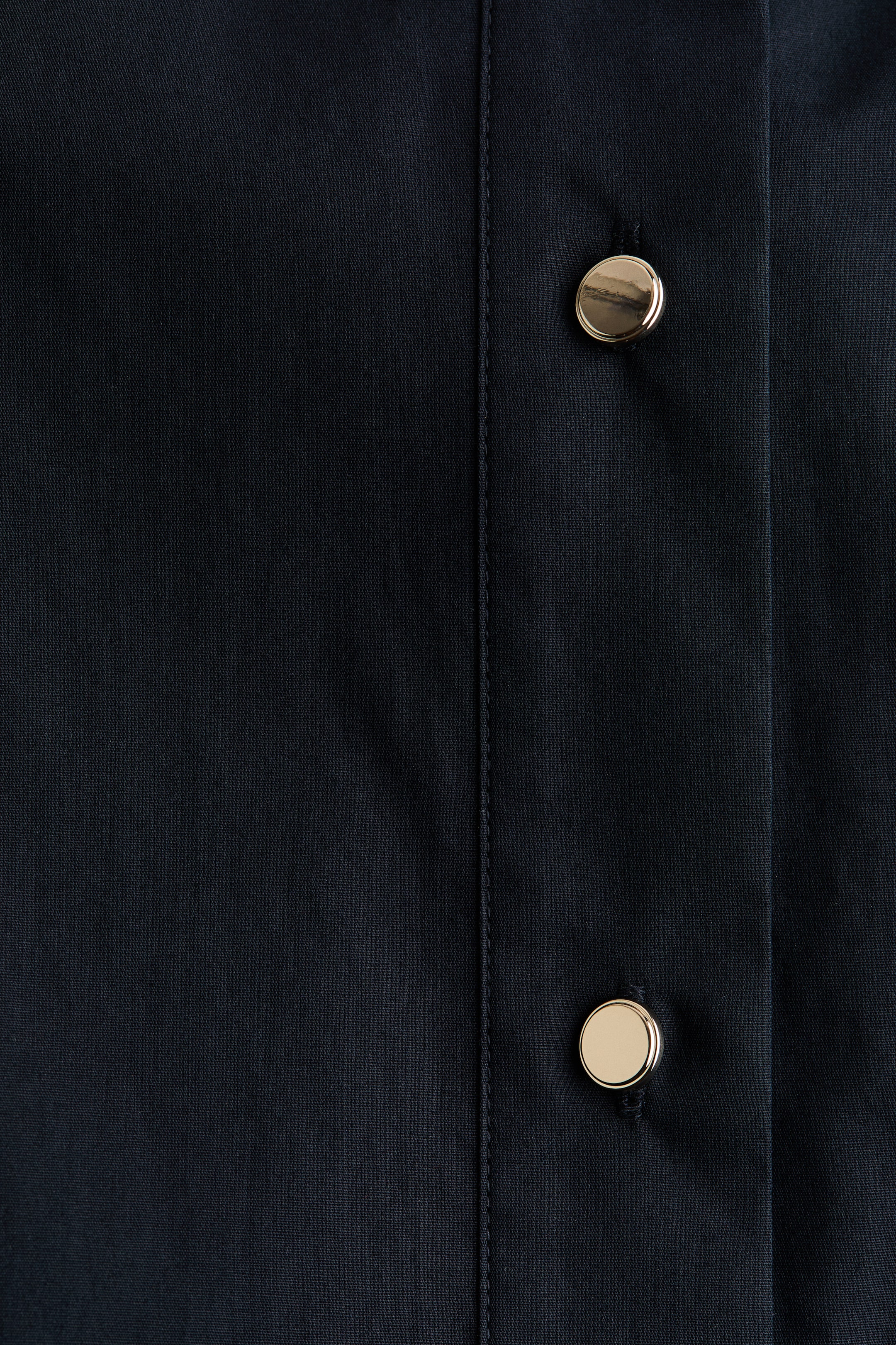 Robe en popeline avec liens à nouer au dos