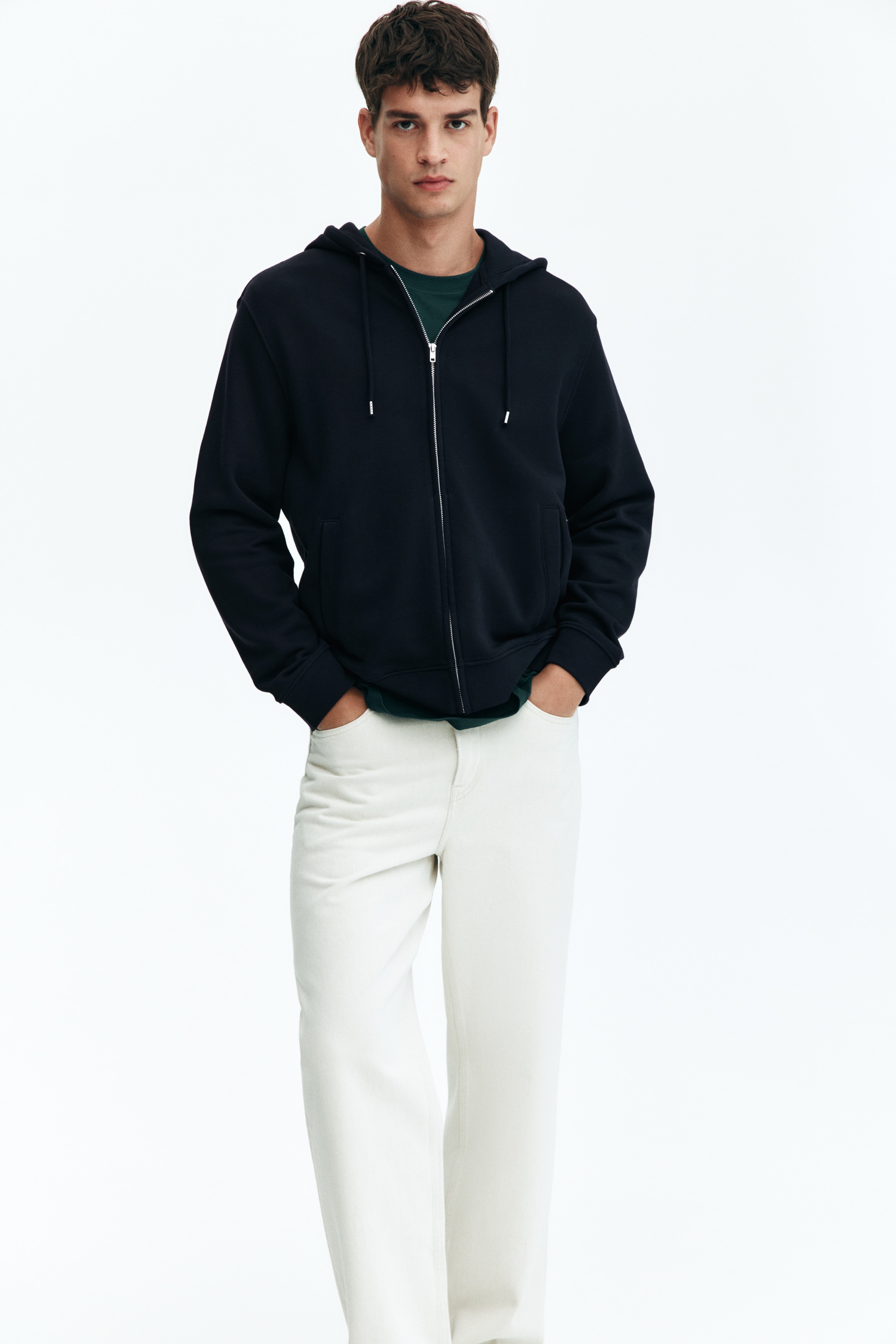 Regular Fit Zip-through hoodie