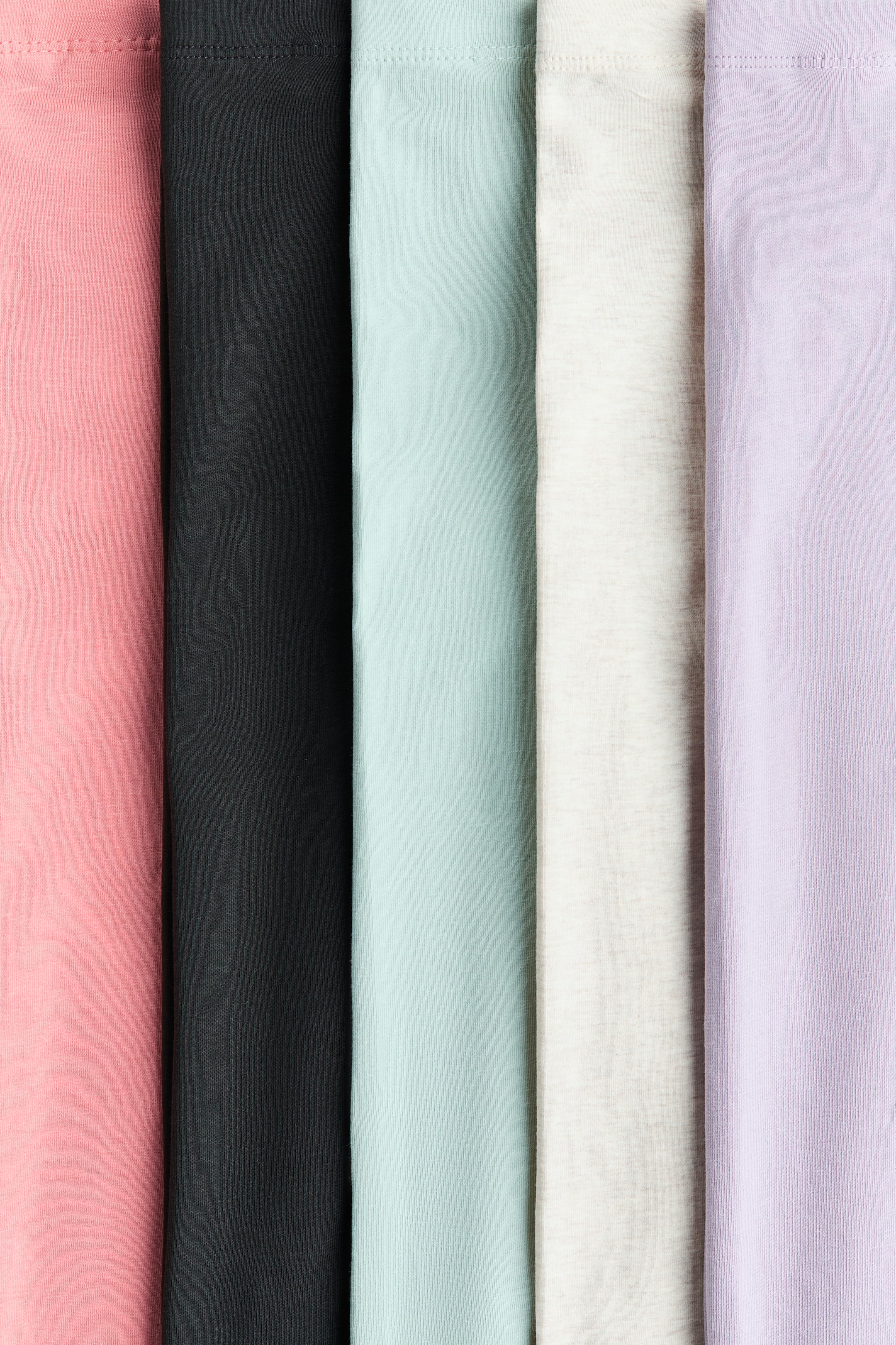 Agrandir l'image: Lot de 5 leggings en jersey - Violet clair/vert menthe - ENFANT | H&M FR 2