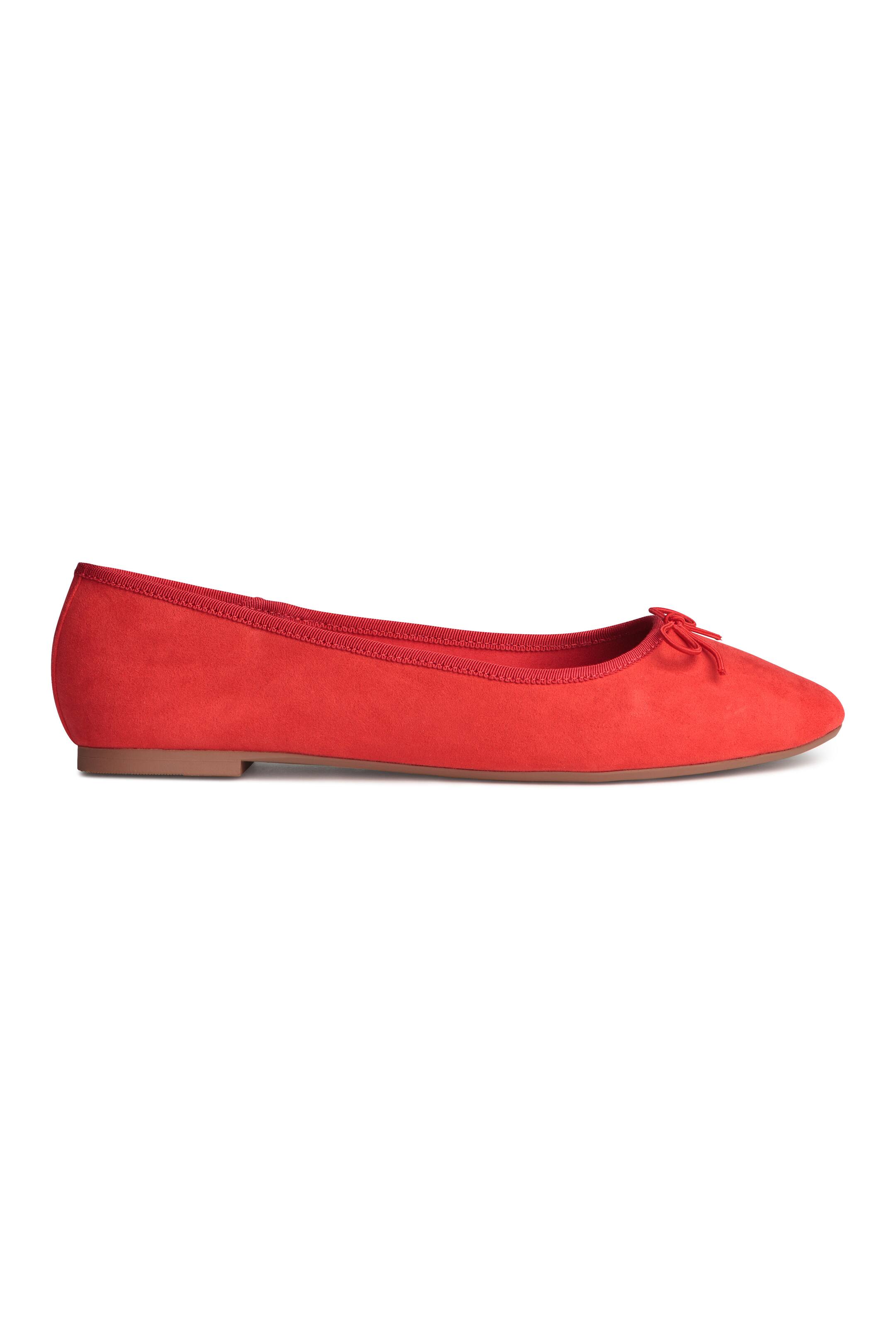 View larger image: Ballet pumps - Red - Ladies | H&M GB 1