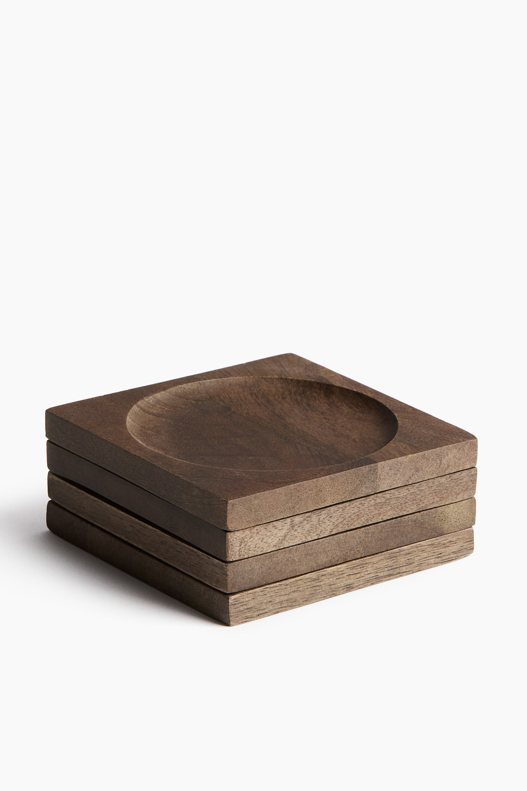 4-Pack Wooden Coasters