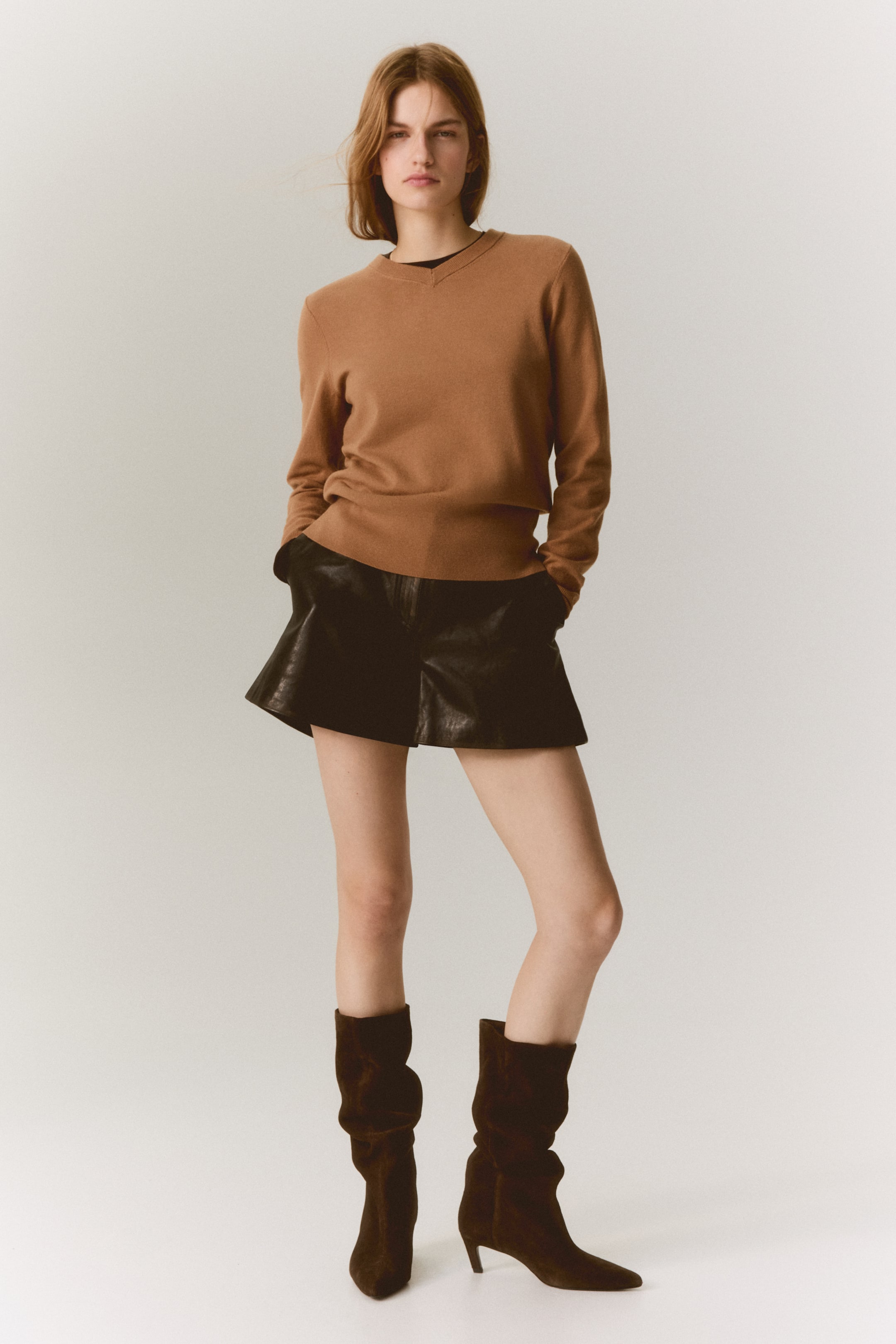 Женские свитеры H&M V-Neck Sweater — фото 6