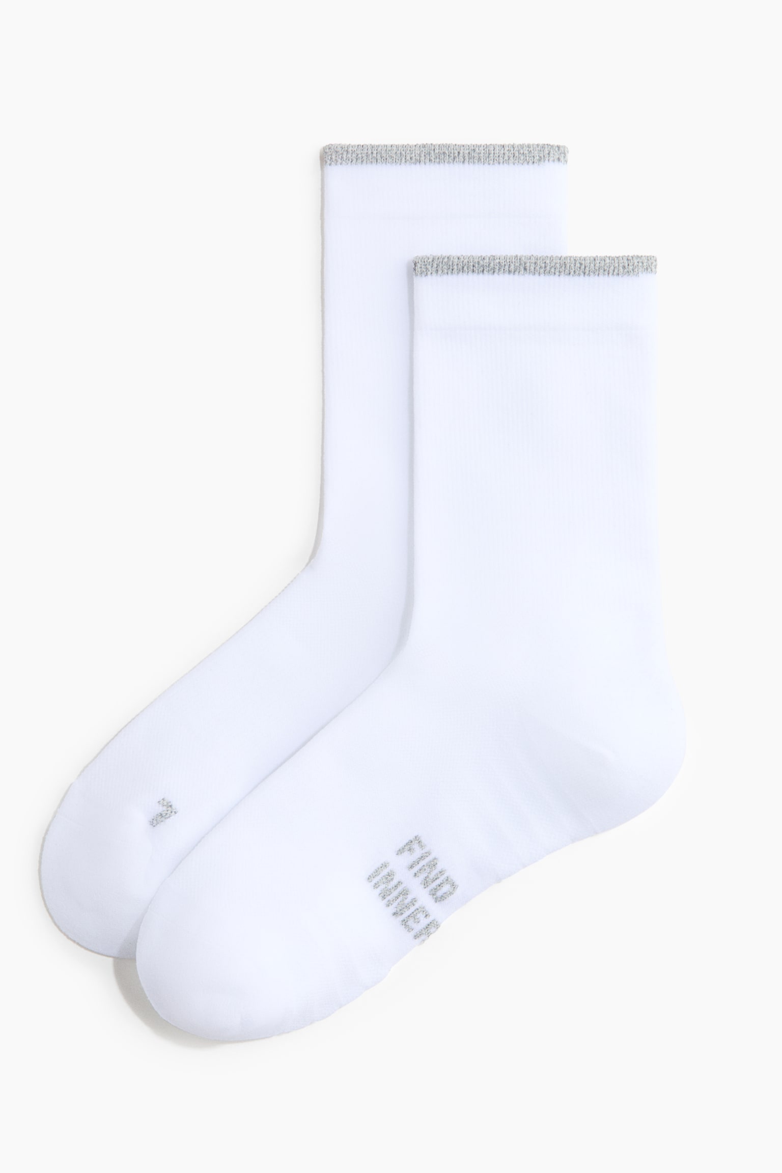 2-pack running socks with DryMove™ - White - 2