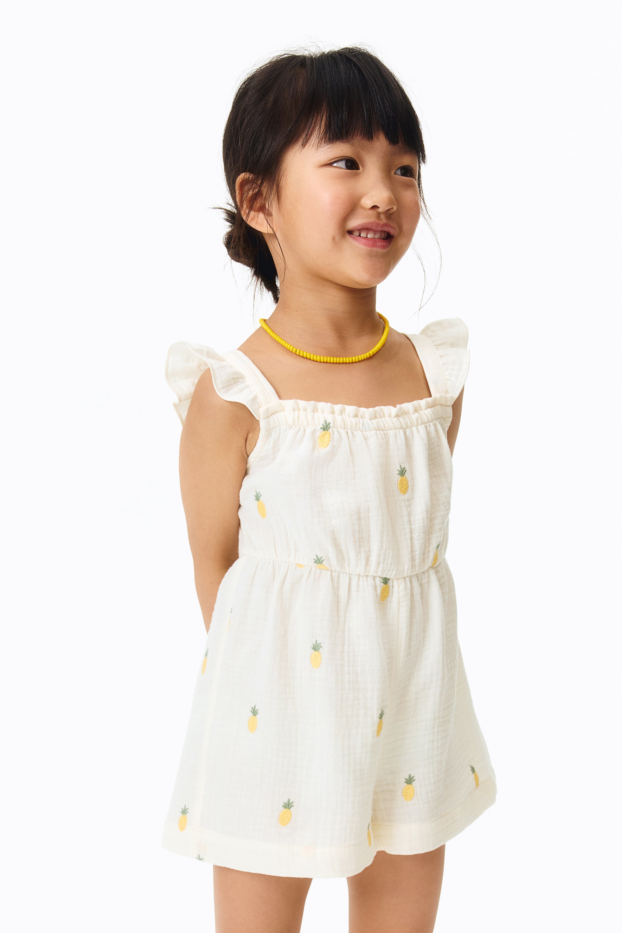Cotton muslin jumpsuit