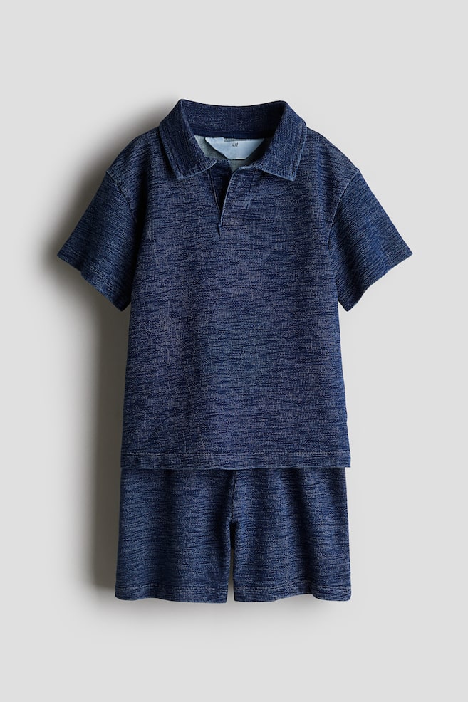 2-piece sweatshirt set - Dark blue - 1