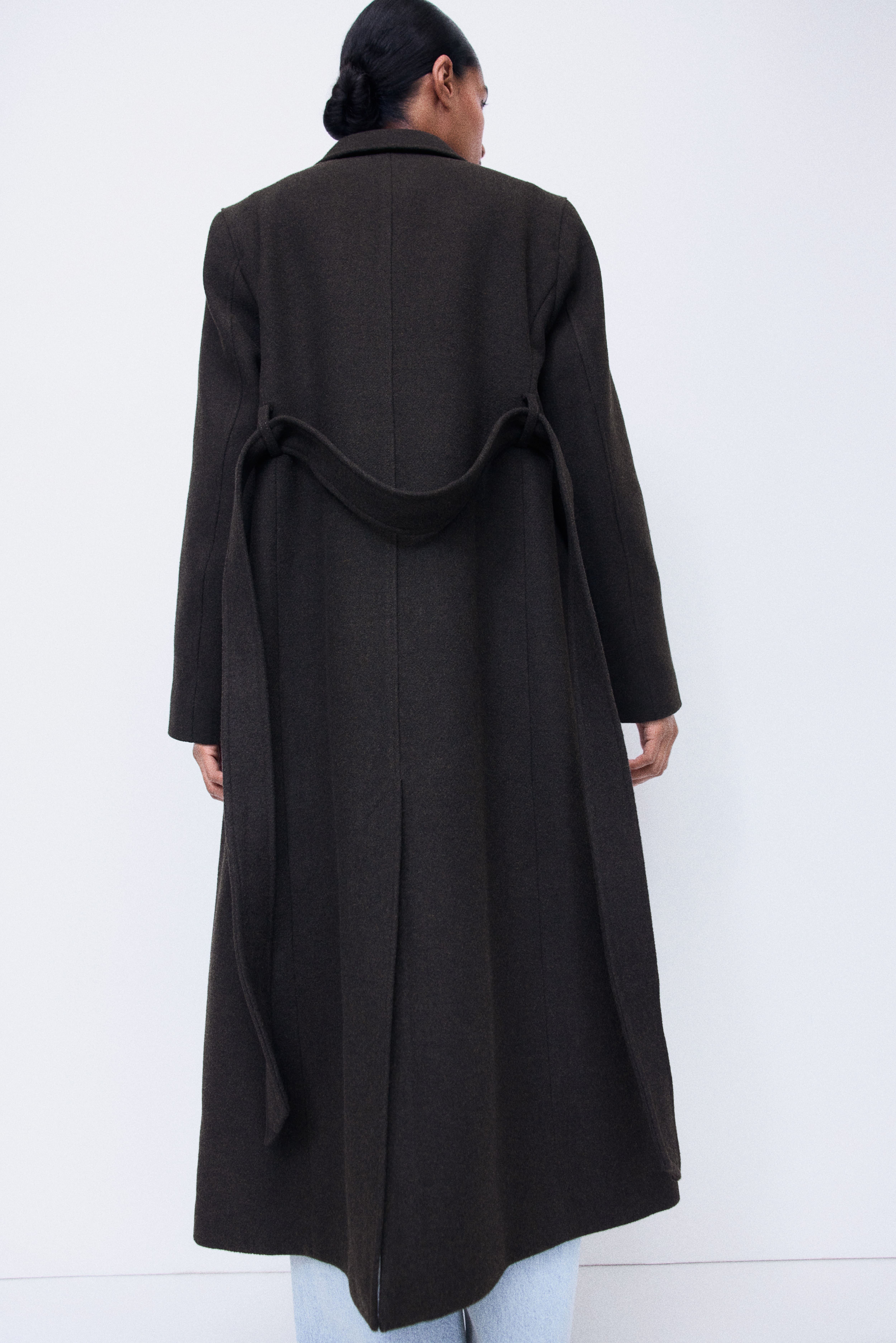 MAMA Tie-Belt Coat