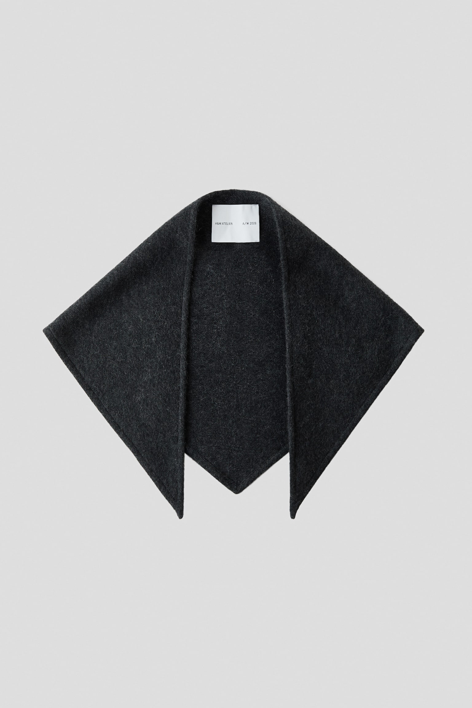 Cashmere scarf - Dark grey - 1