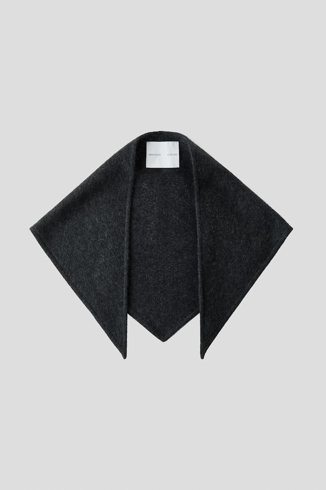 Cashmere Scarf - Dark gray - 1