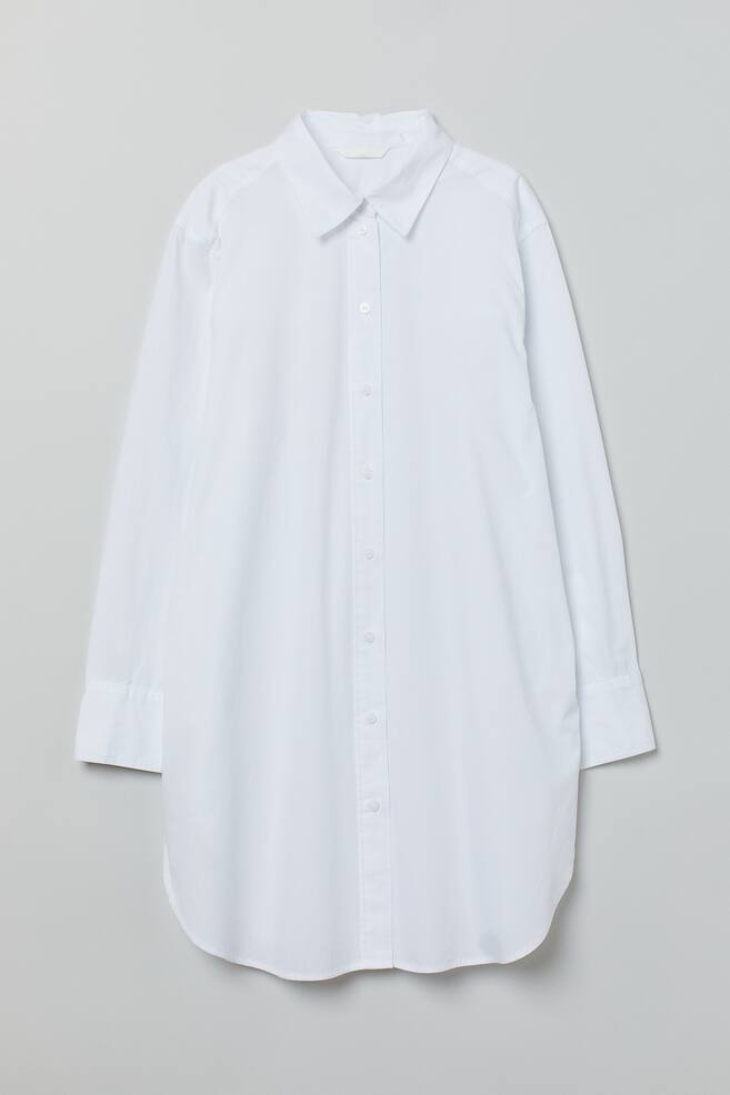 MAMA Cotton shirt - White