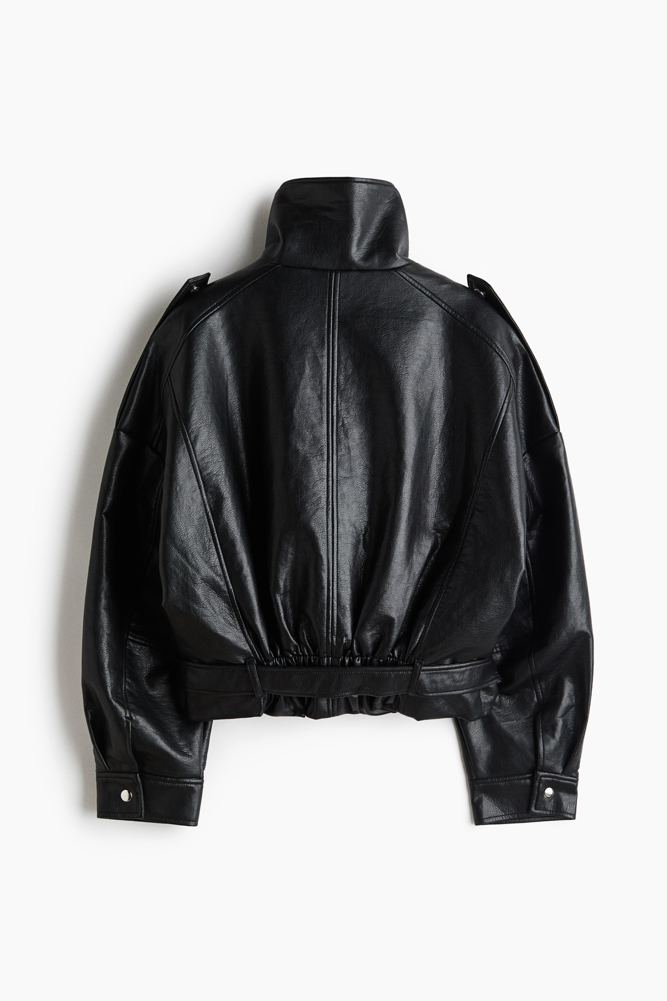 Женские куртки H&M Belt-Detail Biker Jacket — фото 7