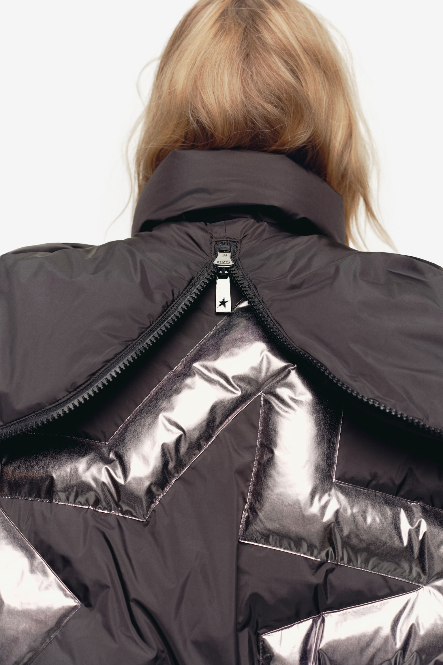 Water-repellent down jacket - Black - 10