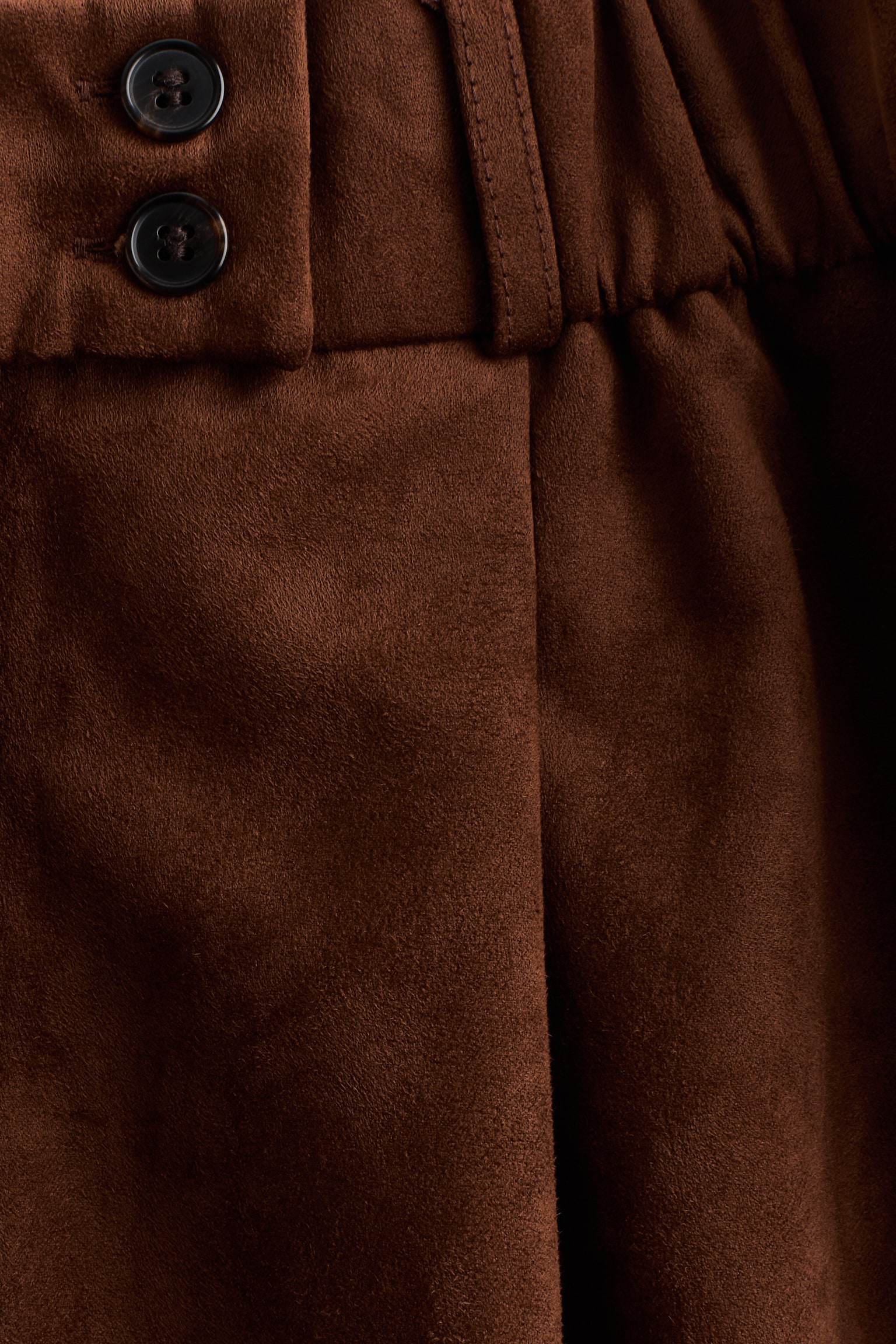 Розкльошена мініспідниця - Коричневий - 4