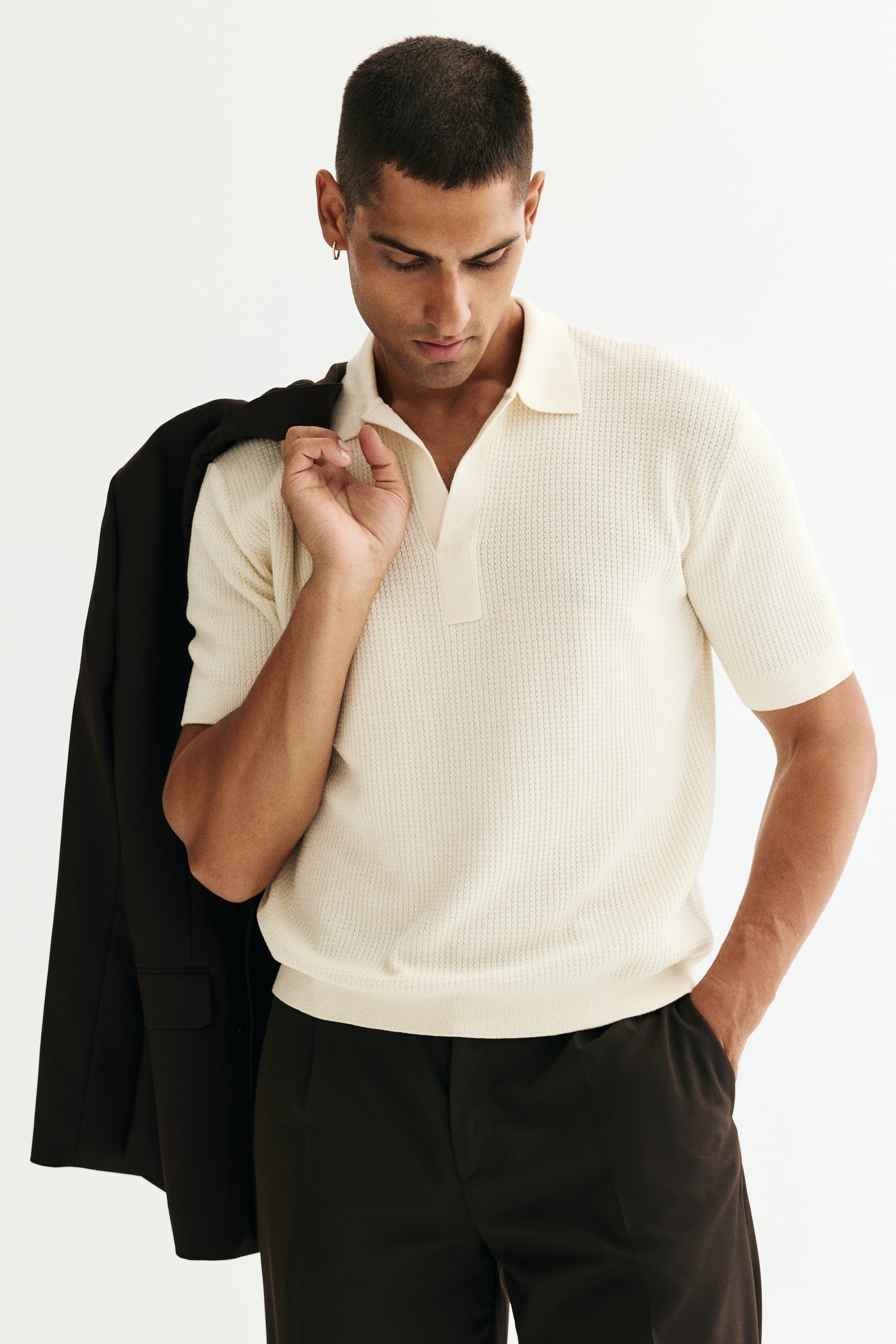 Regular Fit Knitted polo shirt from H&M - $44.99