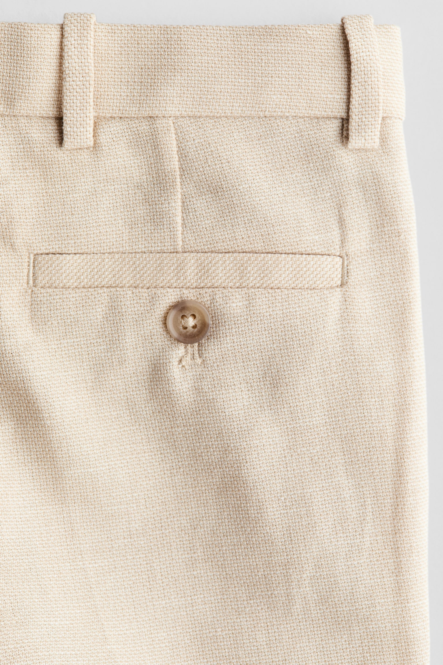 Slim Fit Takım Pantolonu - Açık bej - 3