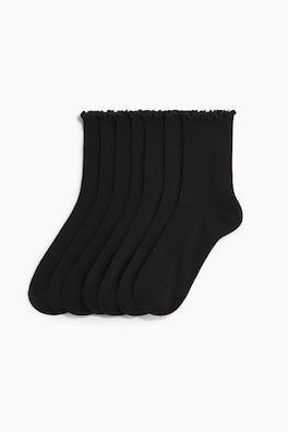 5-pack ribbstickade strumpor