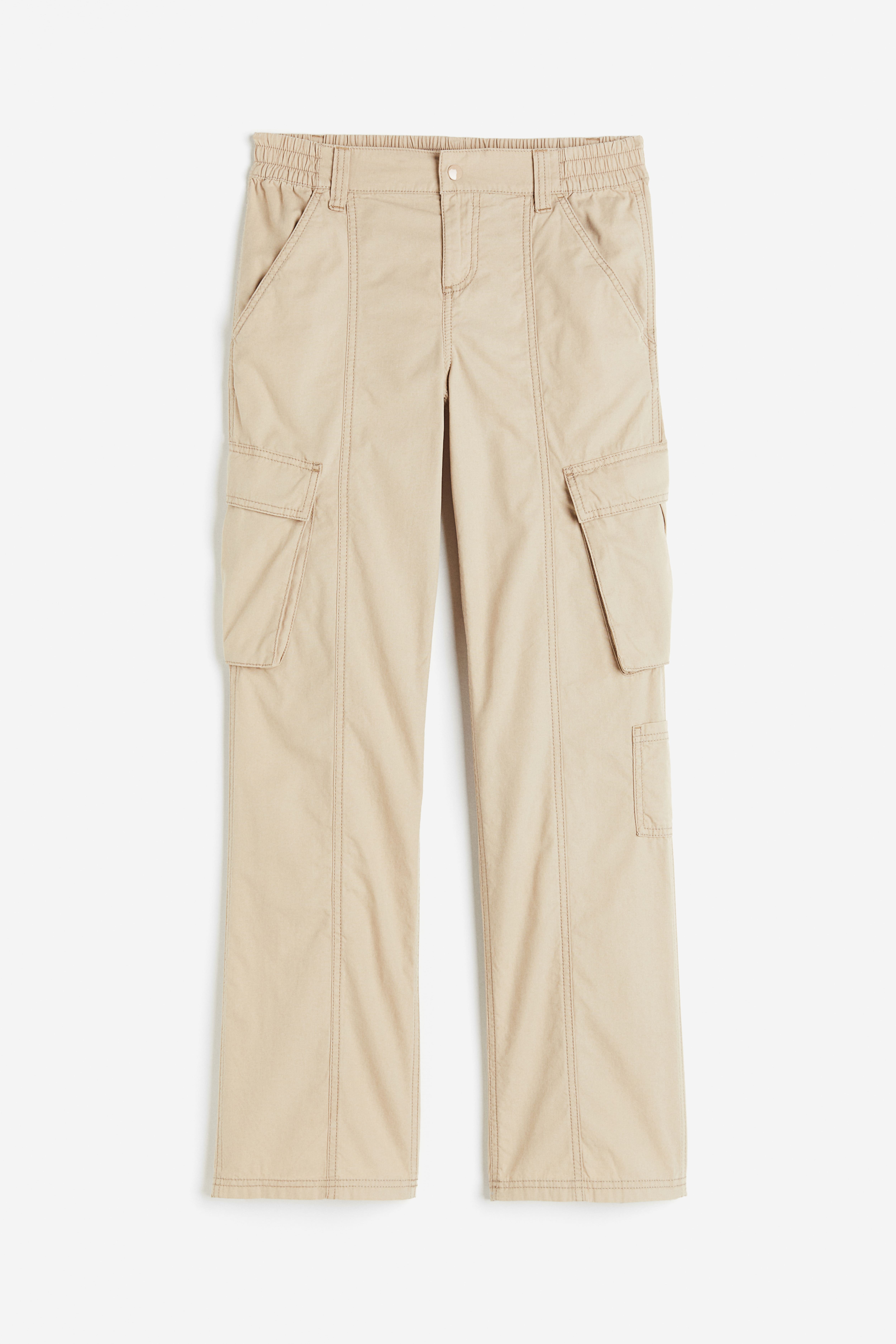 Pantalon beige femme cargo sale