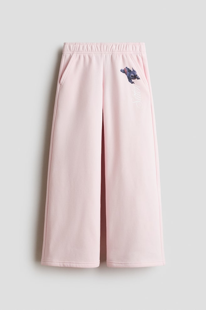 Sweatpant Joggers with Printed Motif - Light pink/Lilo & Stitch/Light gray/SmileyWorld®/Light pink/My Melody - 1