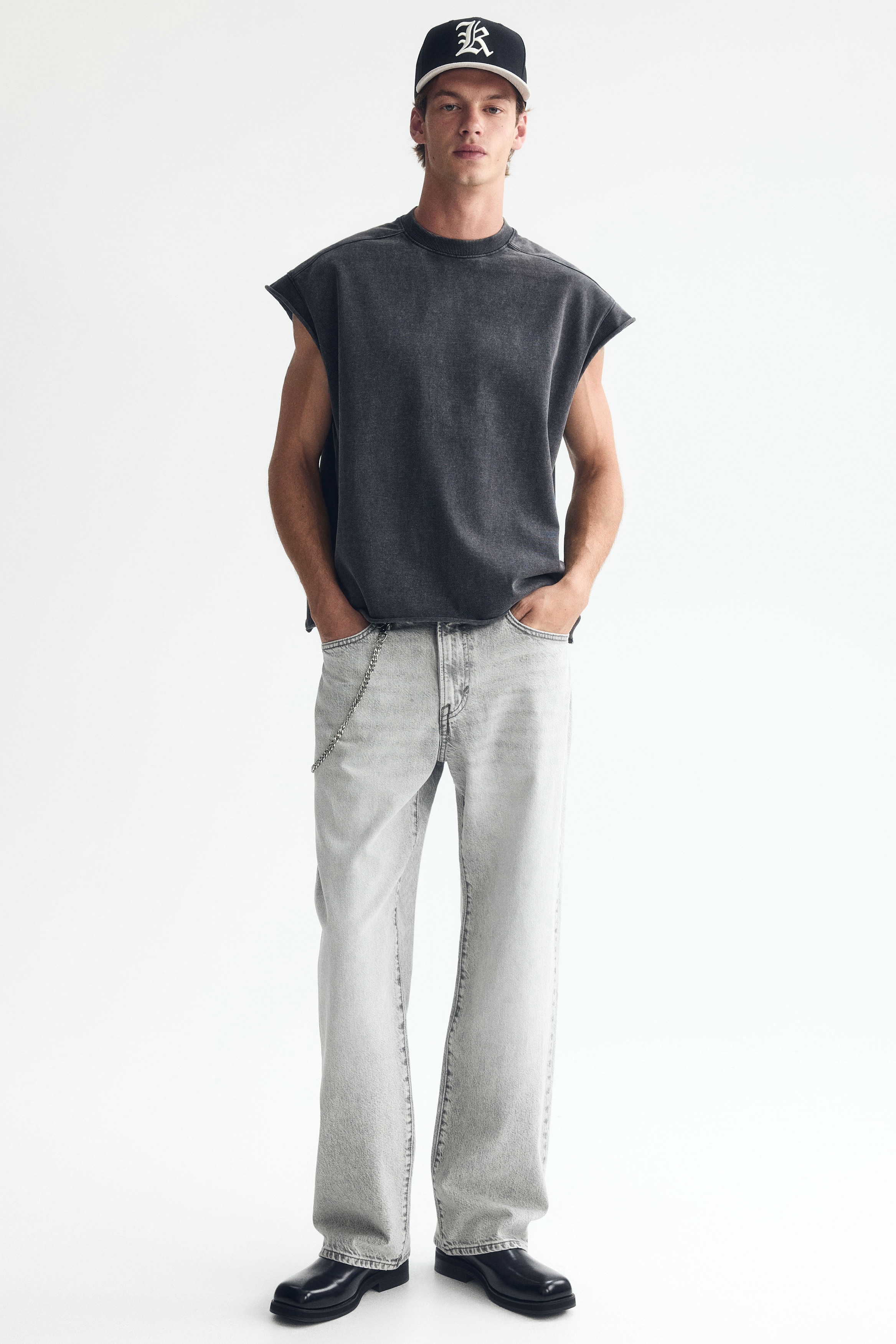 Relaxed Jeans - Light denim grey/Denim black/Denim blue/Dark denim blue
