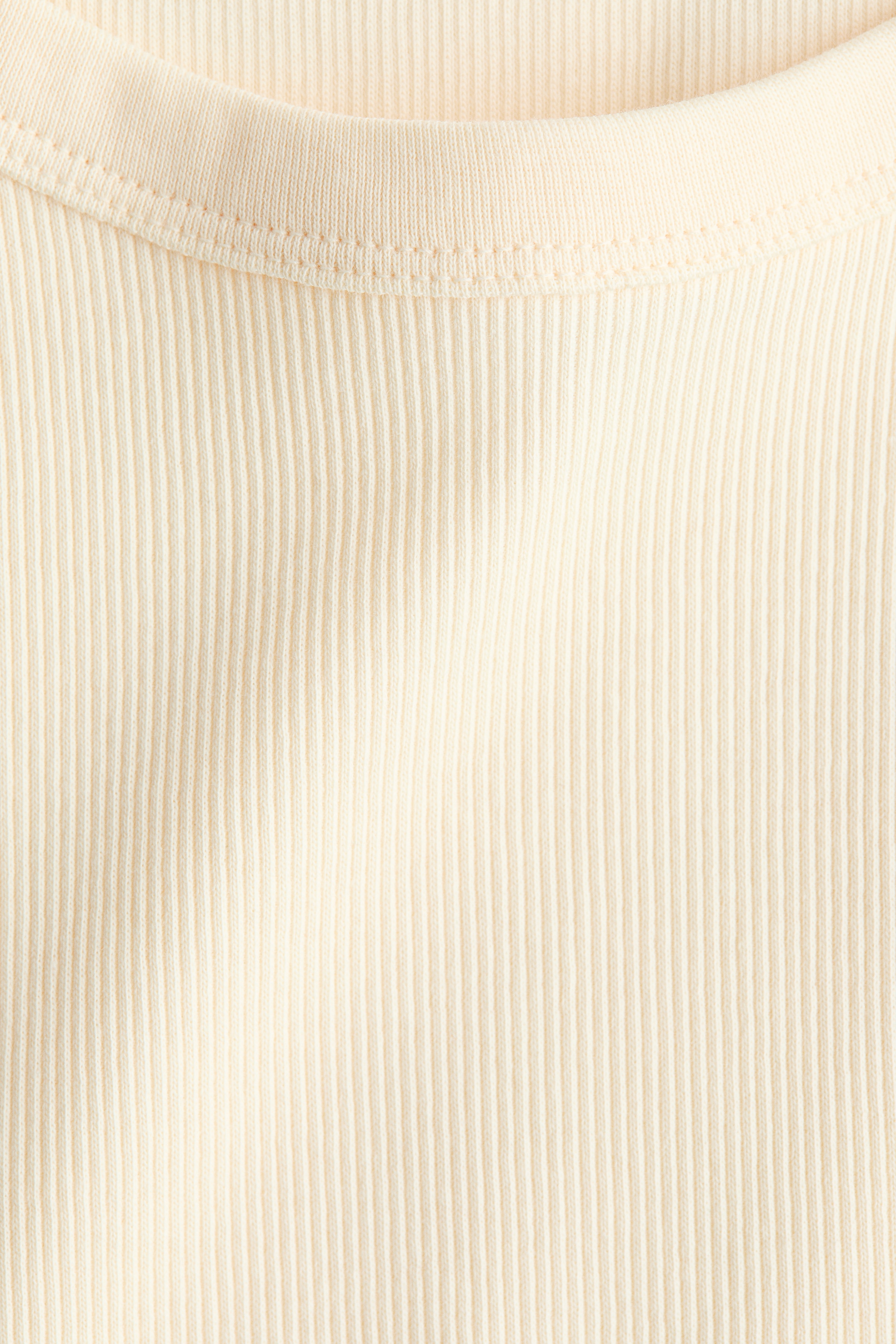Ribbed vest top