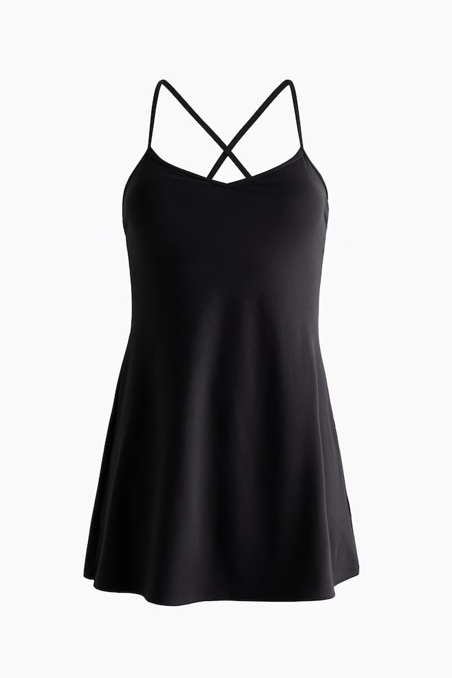 Vestido de tenis con SoftMove™ - Negro - 1