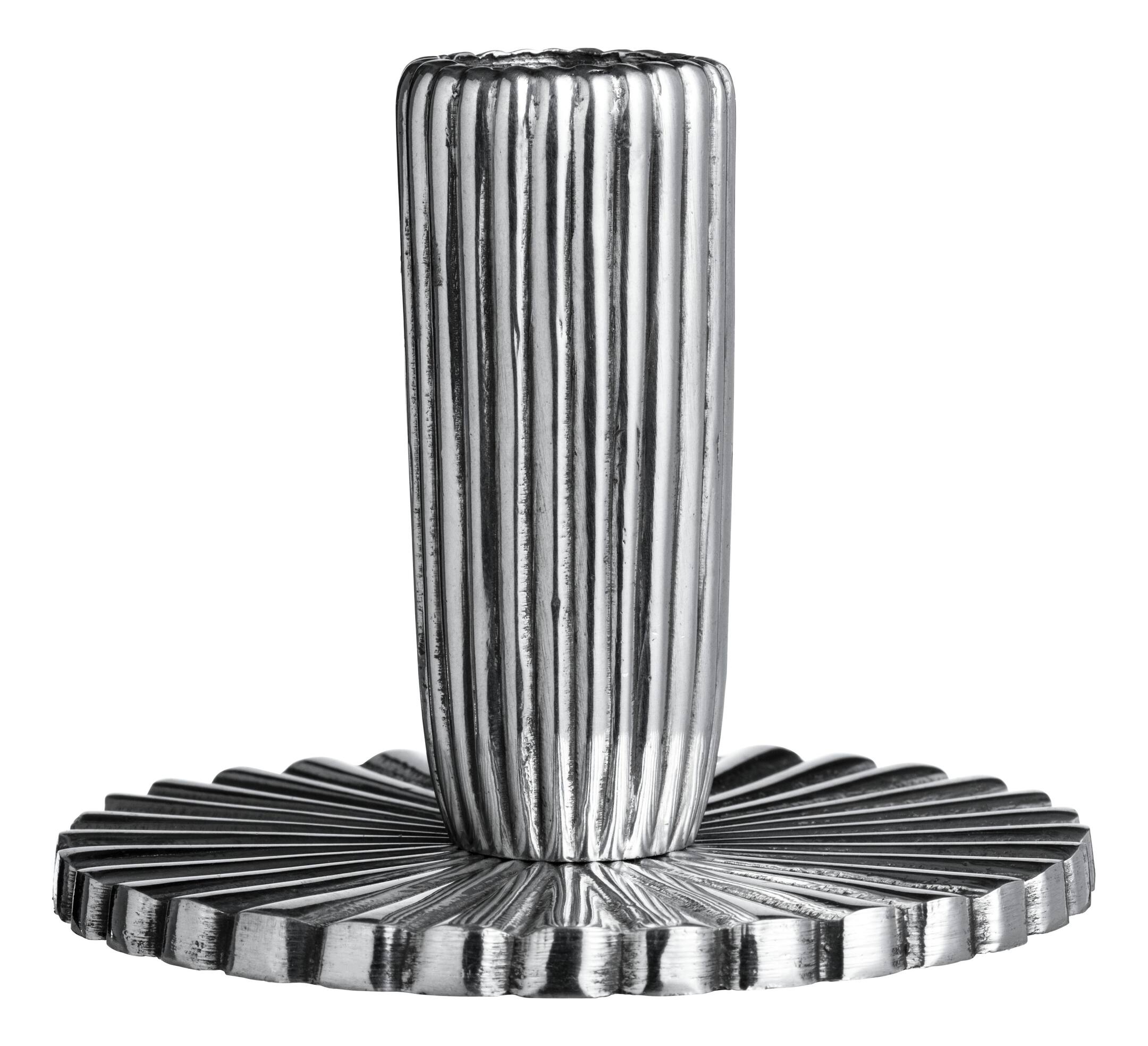 Nagyobb kép megtekintése: Recés fém gyertyatartó - Ezüstszínű - HOME | H&M HU 1