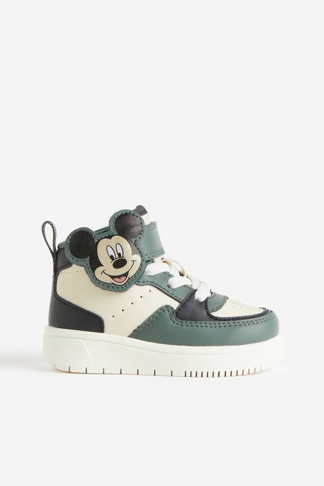 Hi-top trainers - Green/Mickey Mouse/Light pink/Minnie Mouse - 4
