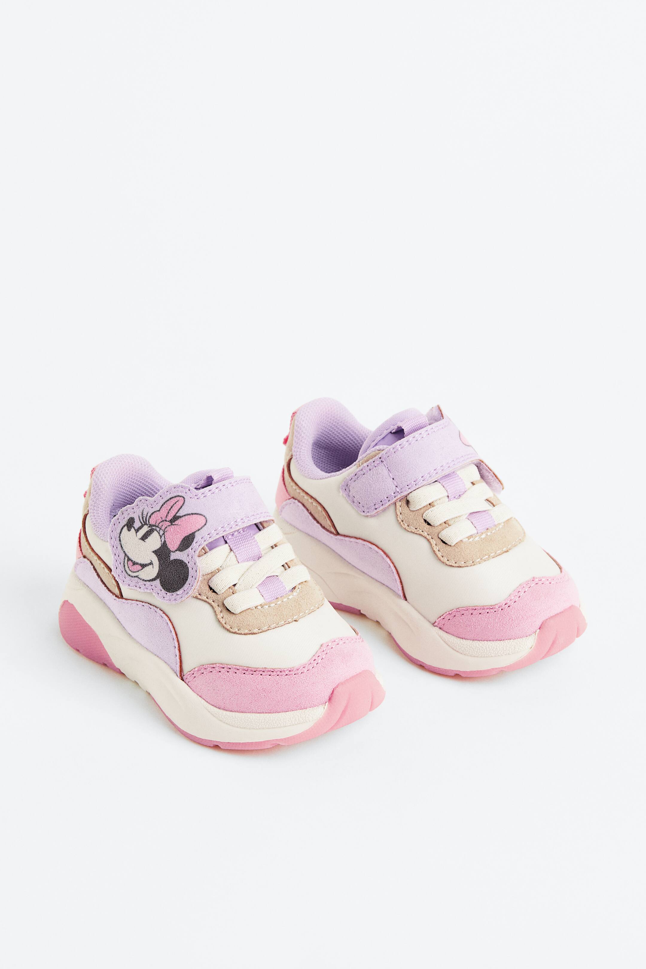 Xem ảnh lớn hơn: Giày thể thao đính trang trí - Màu tím nhạt/Chuột Minnie - Kids | H&M VN 1