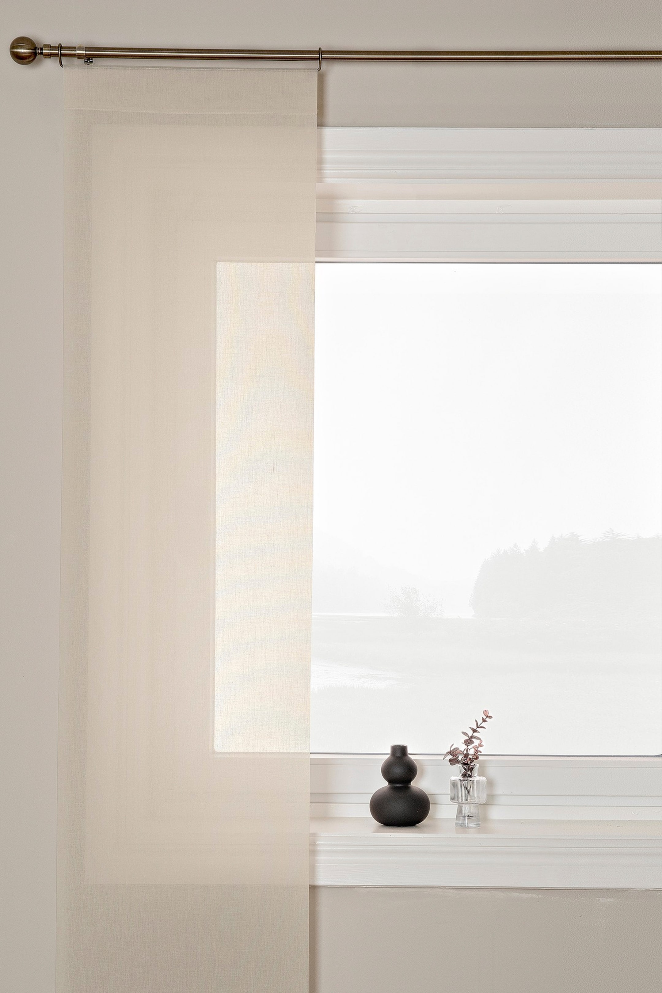 Größeres Bild ansehen: 1er-pack Schiebevorhang Screen - Beige - Hasta - Home All | H&M DE 1