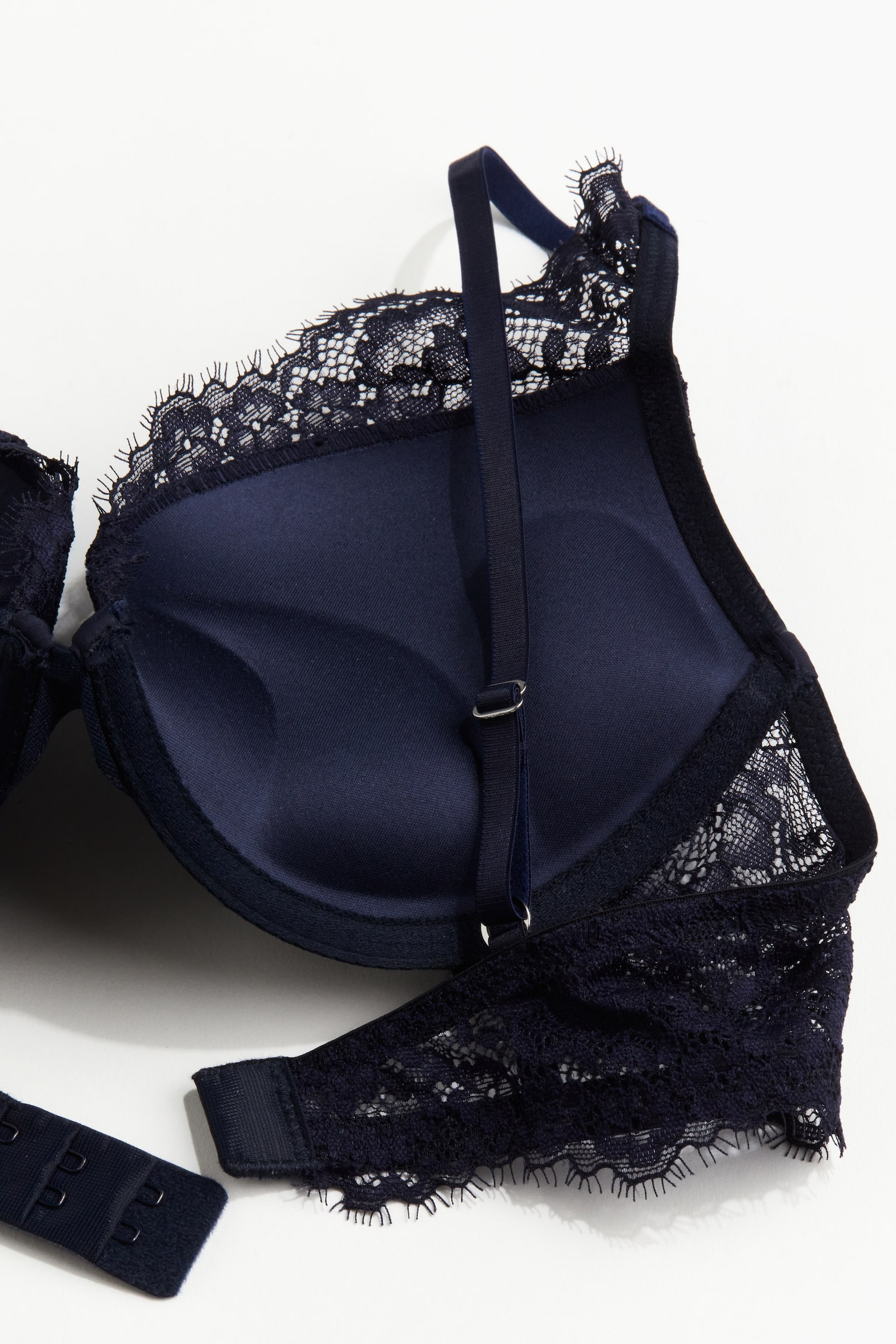 Lace super push-up bra - Navy blue/White/Dark red/Black/Dusty blue - 5