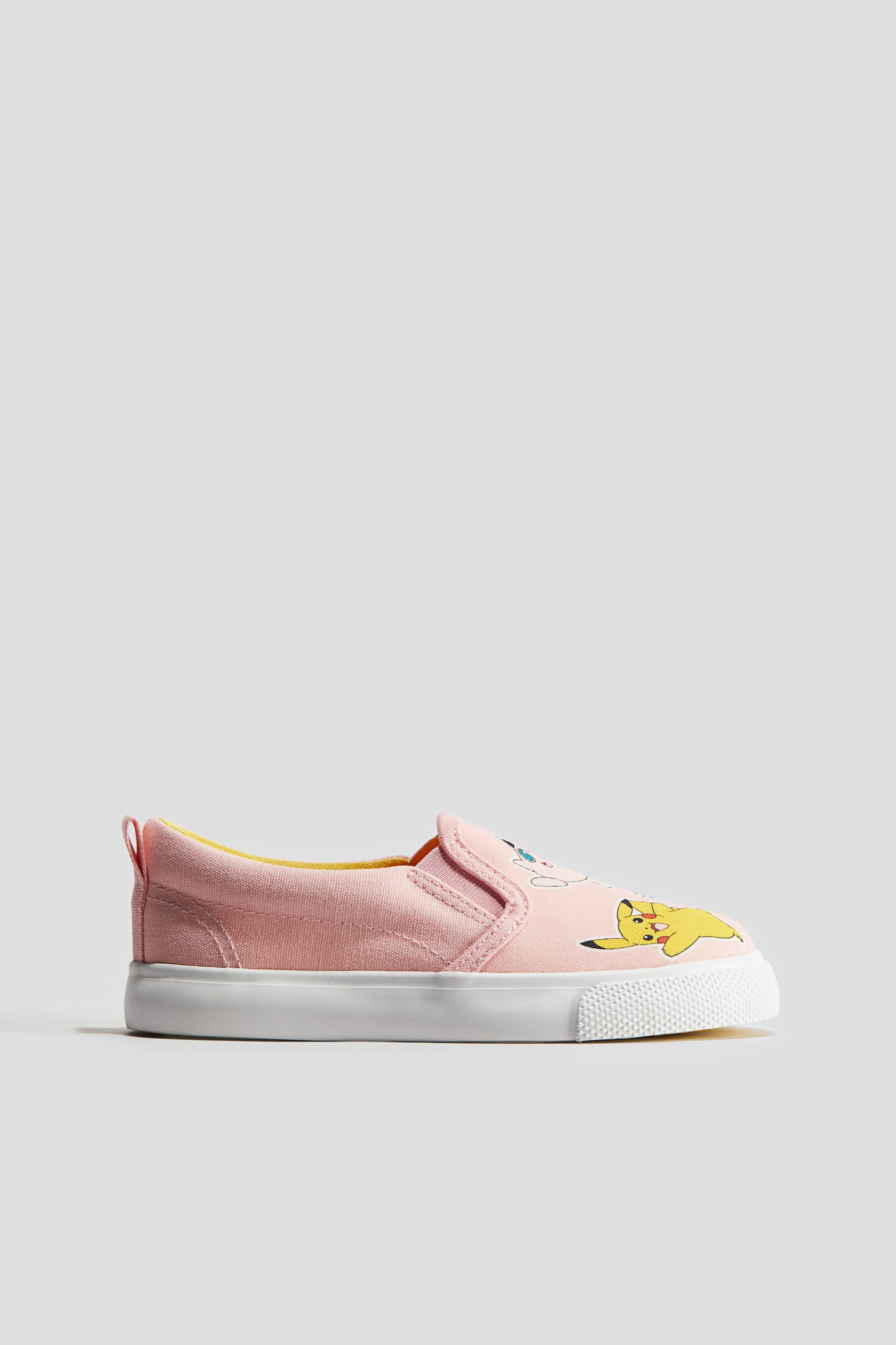 Printed canvas slip-on trainers - Pink/Pokémon/Pink/Barbie - 3