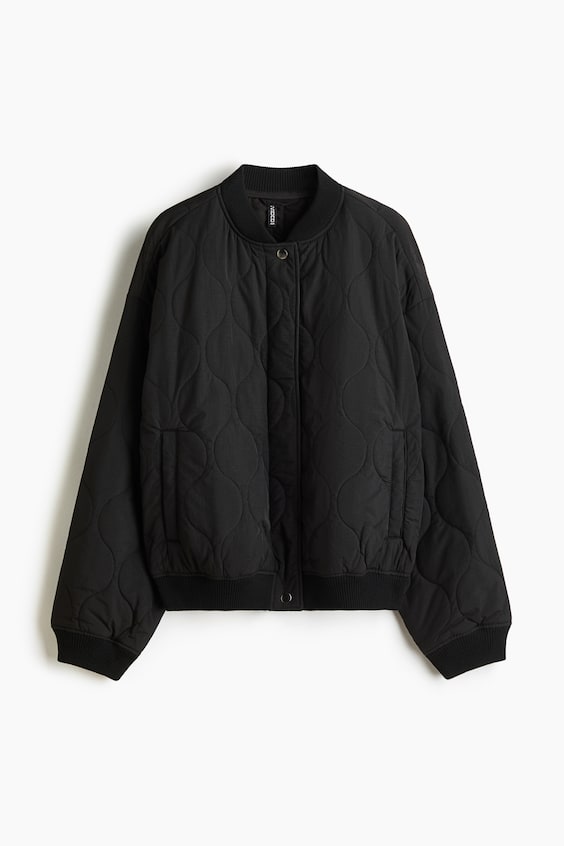 Женские куртки H&M Quilted Bomber Jacket