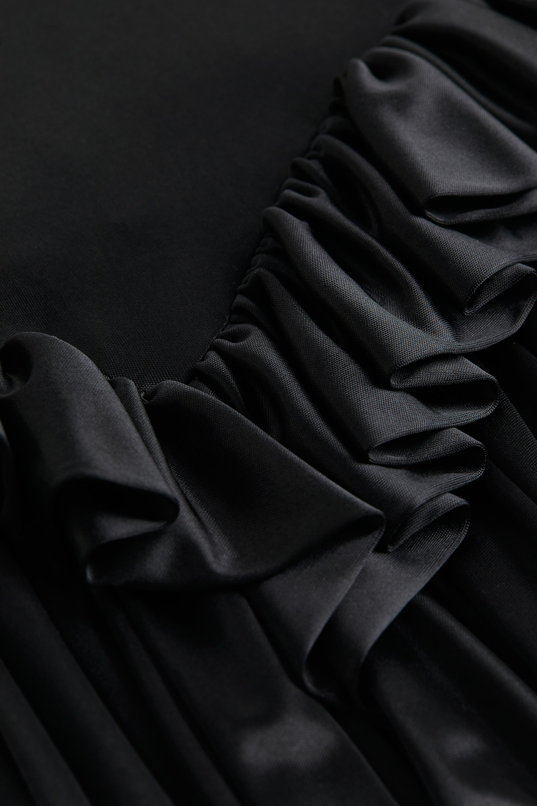 View larger image: Jersey Puff-skirt Dress - Black - Ladies | H&M US 3