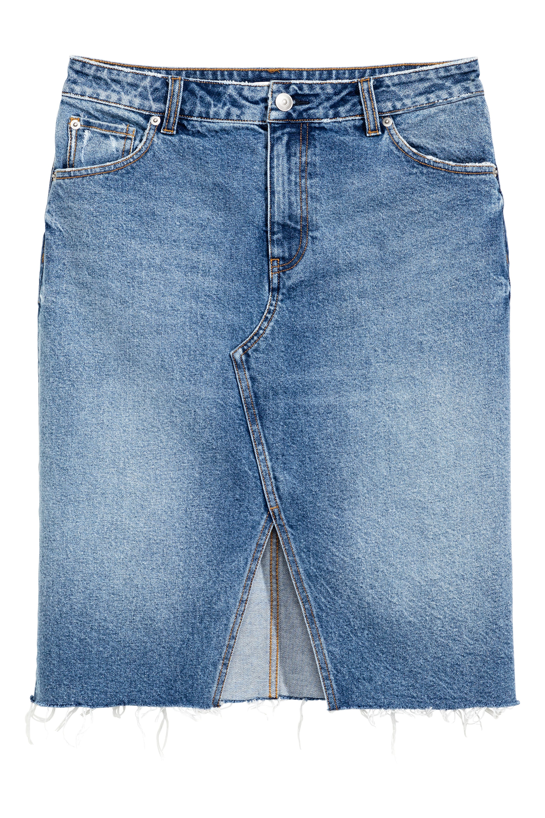 View larger image: Denim skirt - Denim blue - Ladies | H&M GB 1