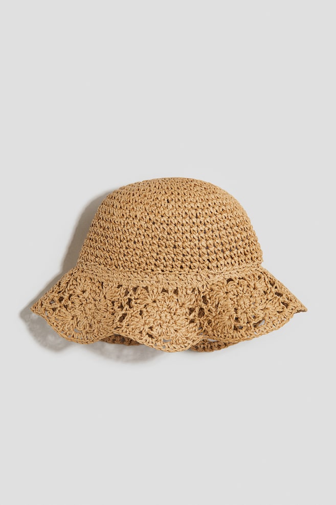 Sonnenhut aus Stroh-Beige - 1