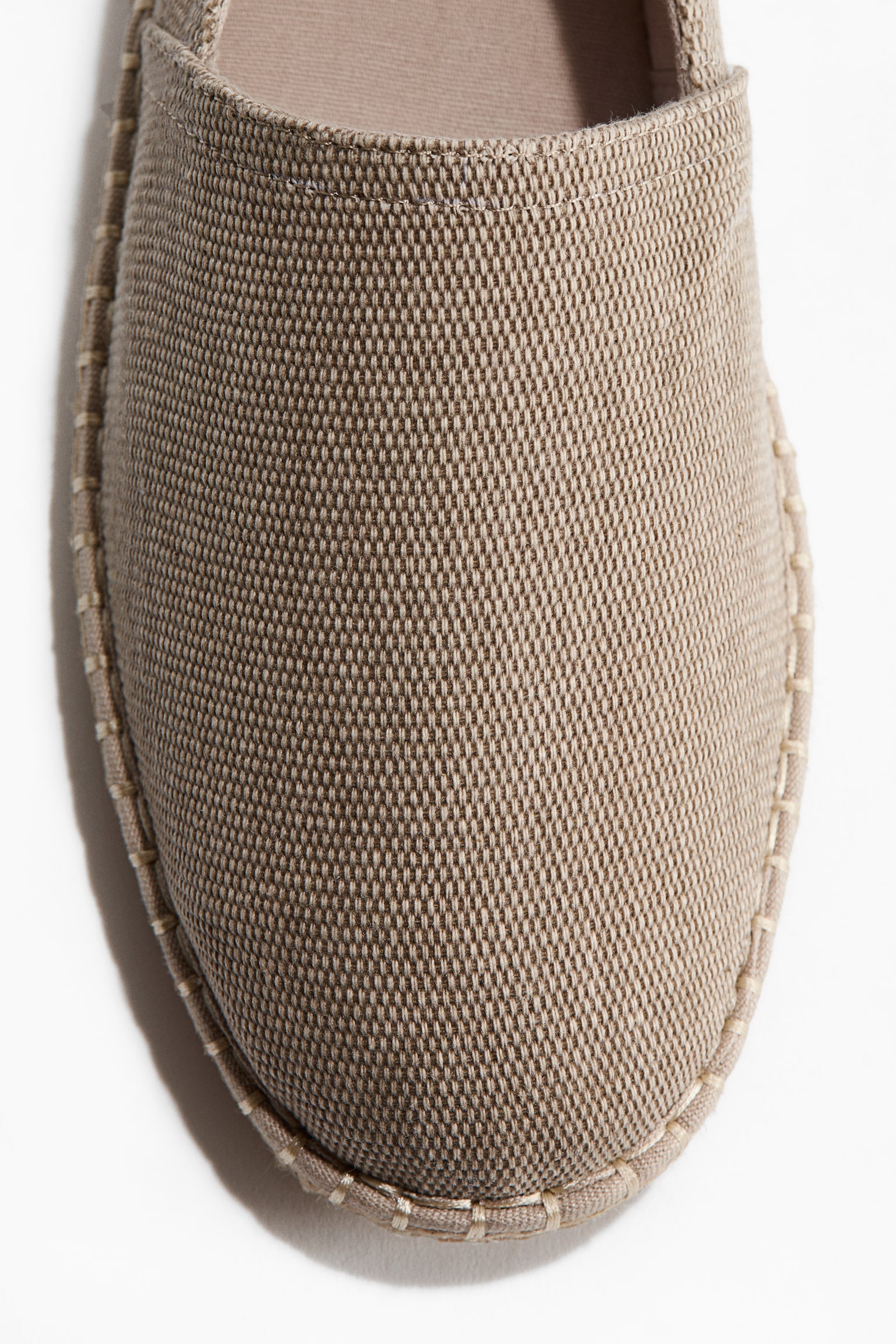 Canvas espadrilles - Beige/Black - 5