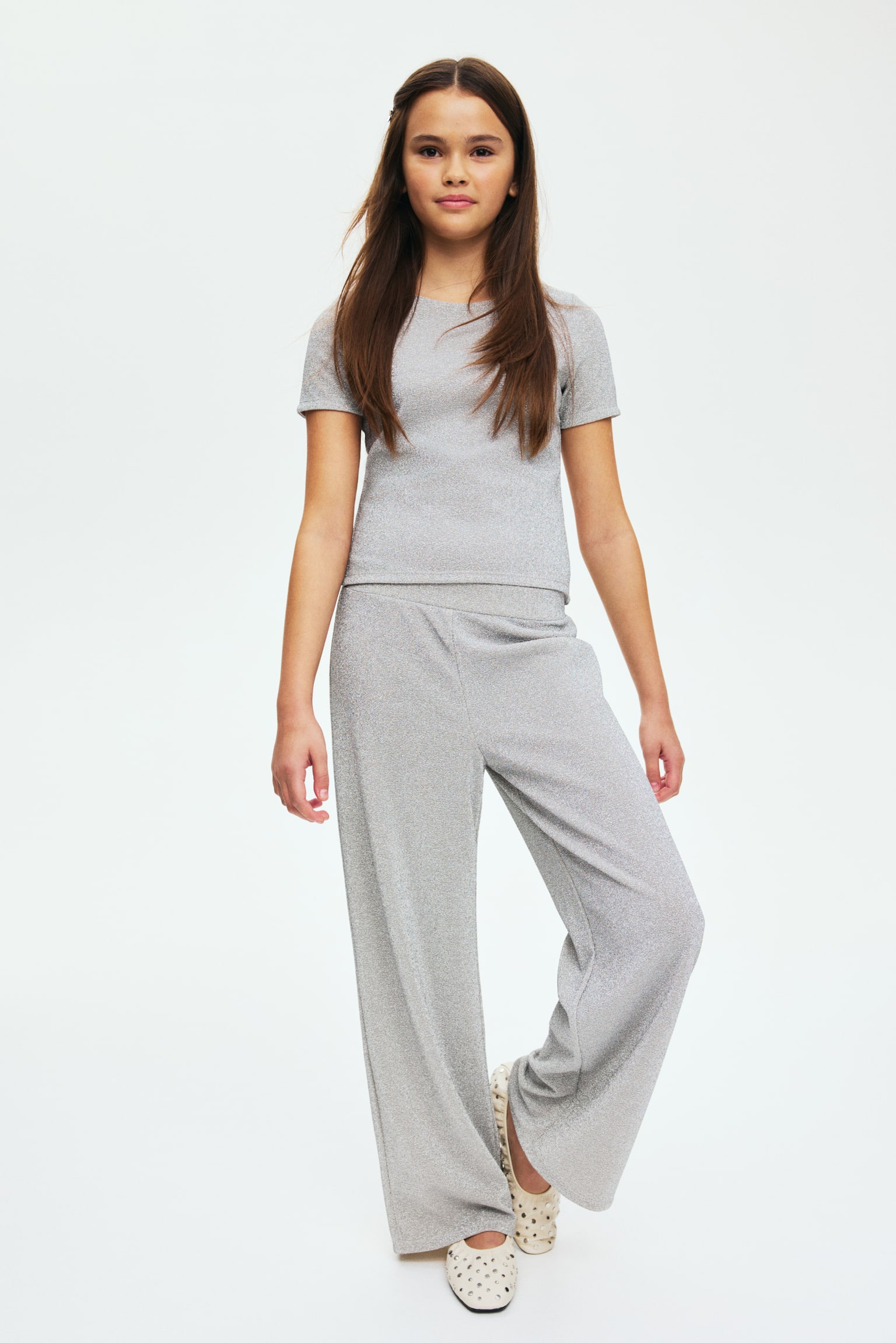 2-piece glittery set - Grey/Glittery/Black/Glittery - 4