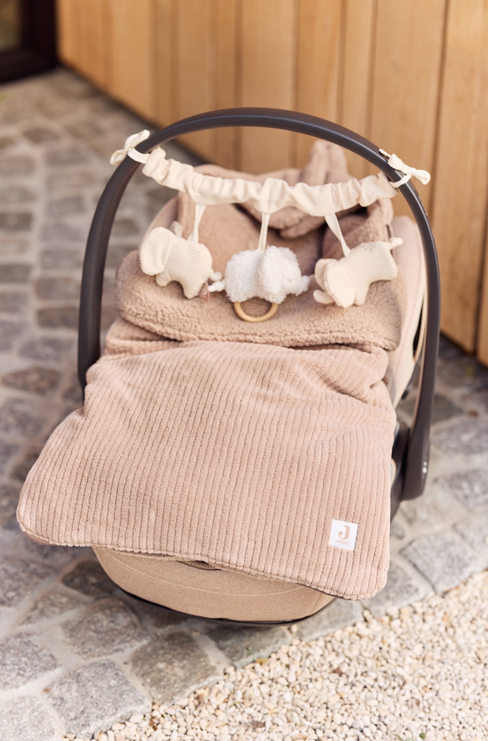 Fußsack Für Autositz - Cloudy Rib - Cloudy Rib/milky Coffee/Cloudy Rib/oatmeal