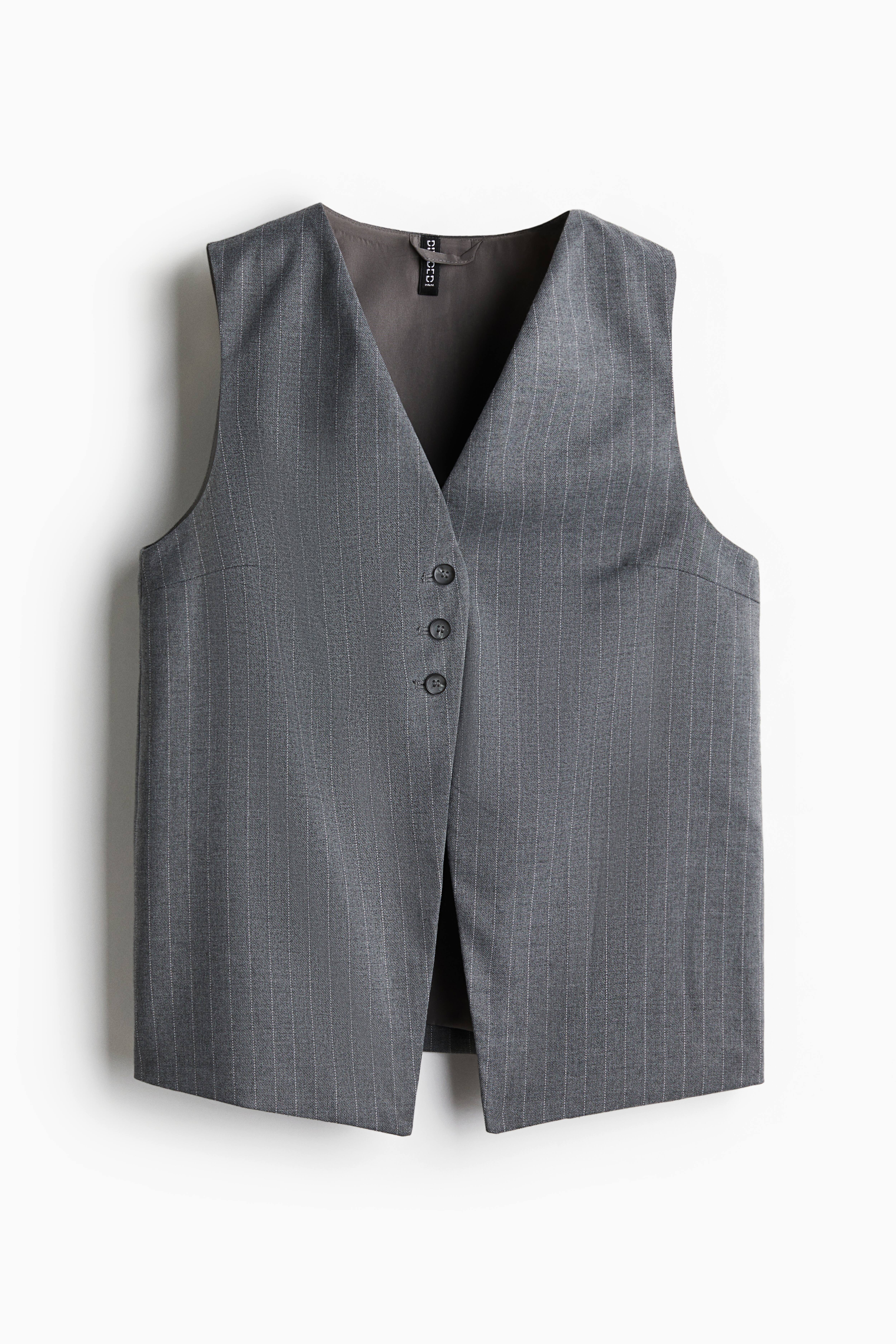 Generisch Felpa Lunga Con Cappuccio A Pois - Grigio Scuro Mélange, Taglia L